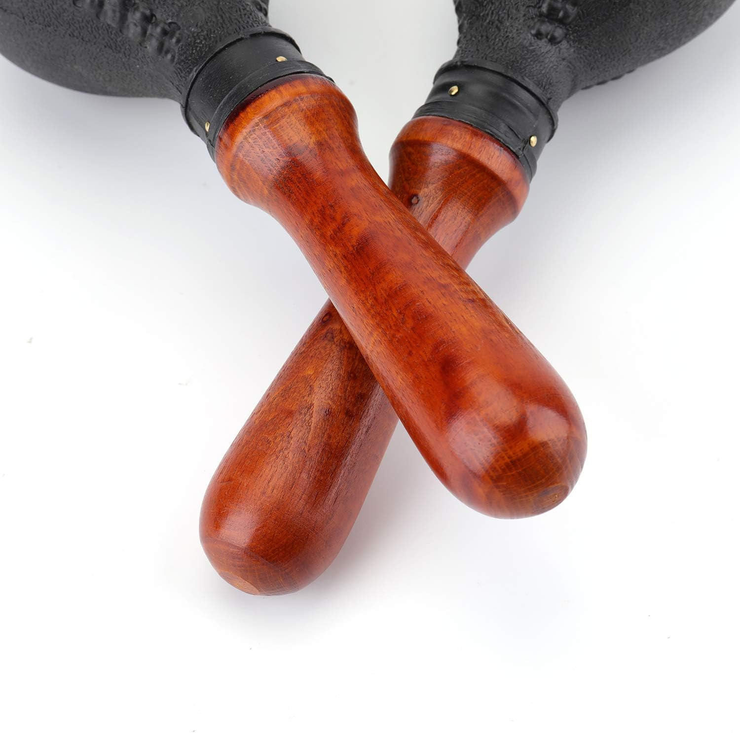 Set of 4 Wood Concert Maracas, Rumba Shakers Rattle Hand Percussion, Great Mu...