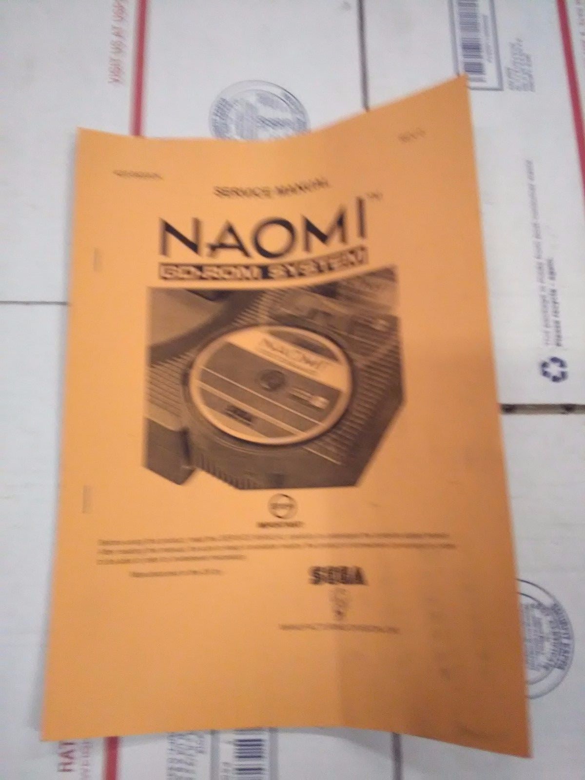 sega naomi gd rom arcade manual