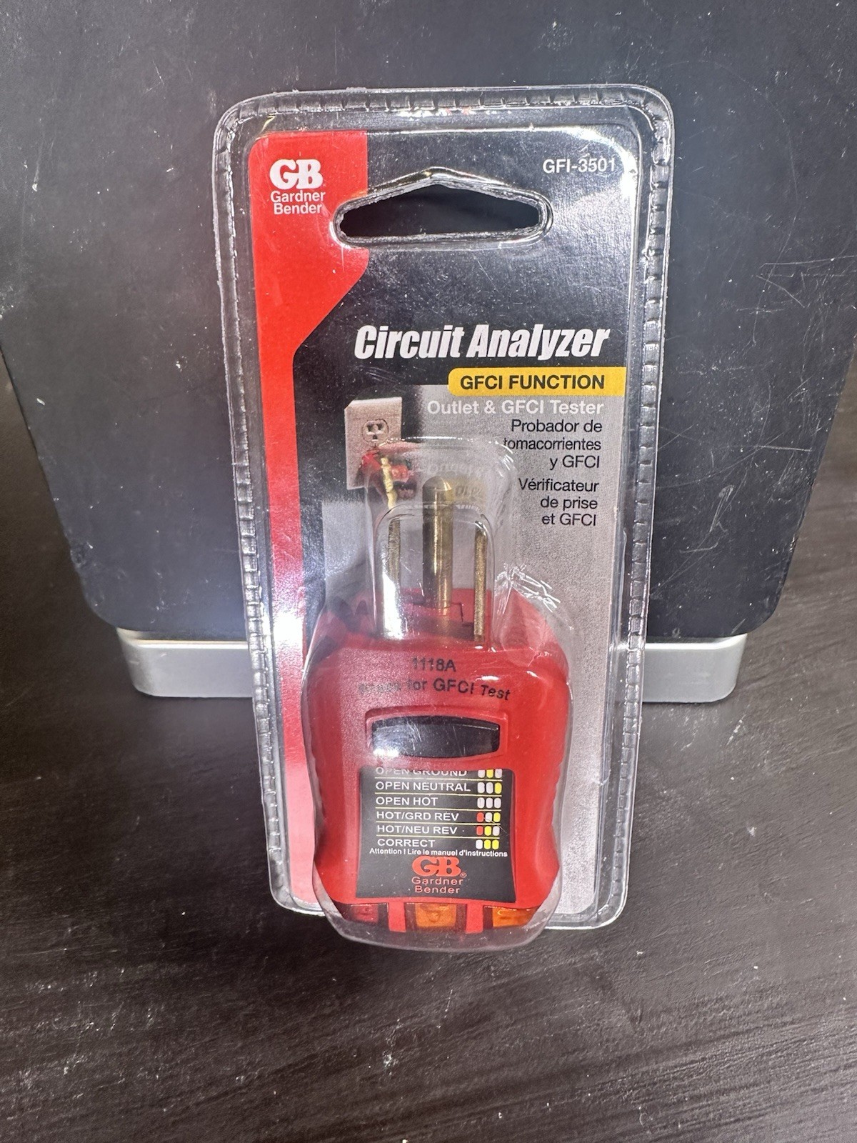 Gardner Bender Circuit Outlet Tester Analyzer GFCI function GFI-3501 electric