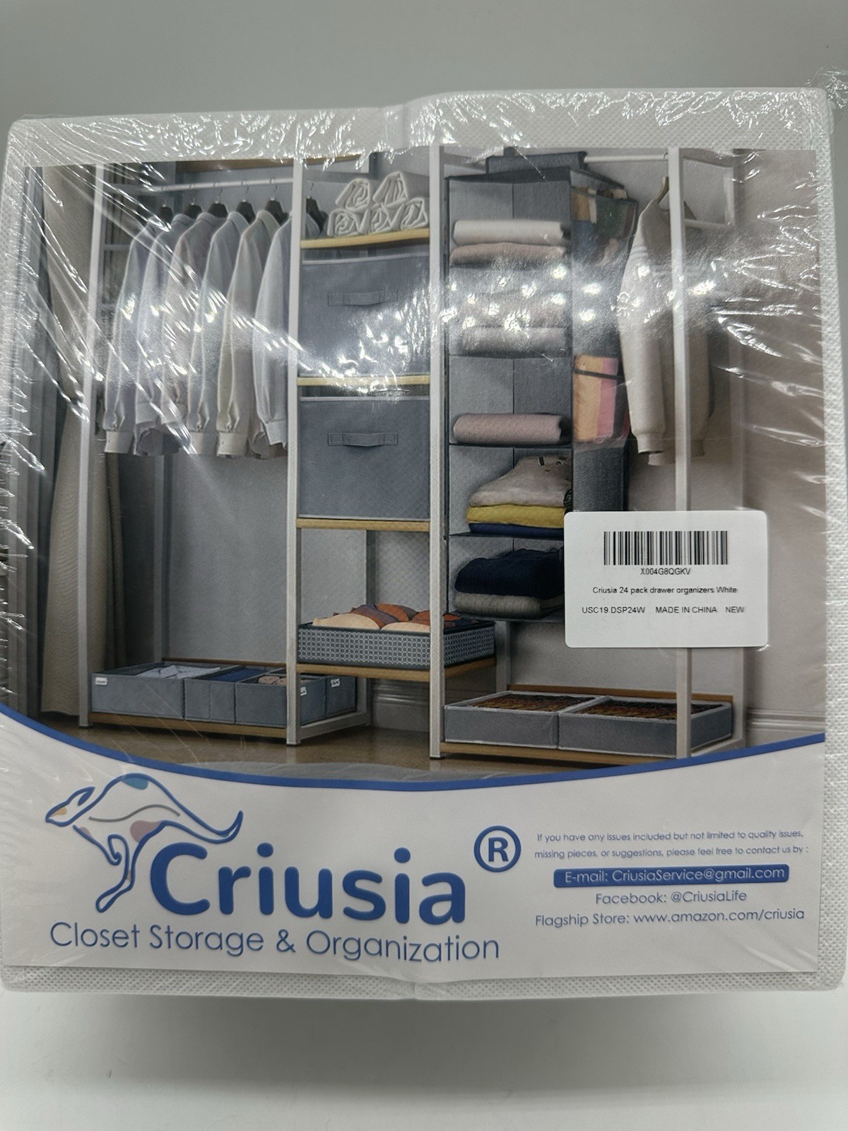 Criusia Drawer Organizer  24 Pack Drawer Organizers Foldable