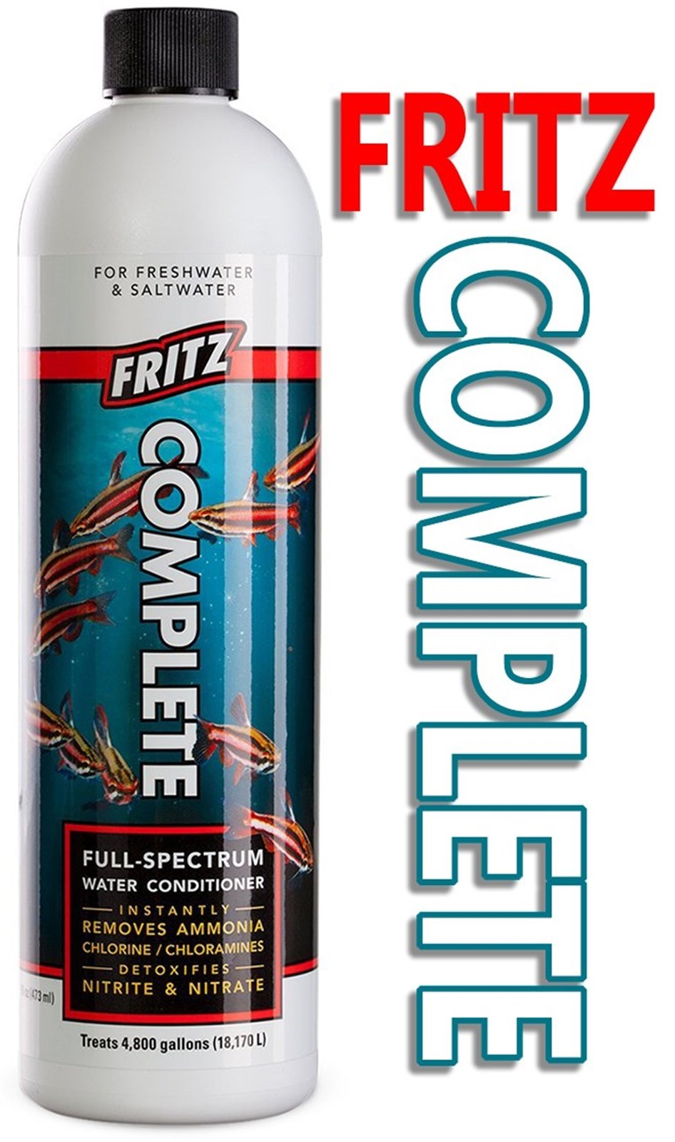 Fritz Aquatic Complete Aquarium Water Conditioner 16 oz 47515FM