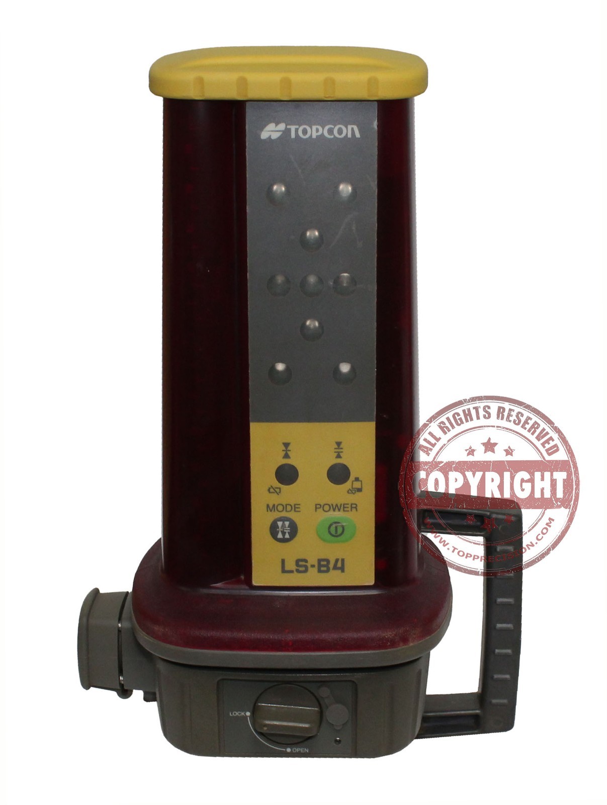 TOPCON LS-B4 LASER RECEIVER,BACKHOE,DOZER,TRIMBLE,SPECTRA,APACHE,MACHINE CONTROL