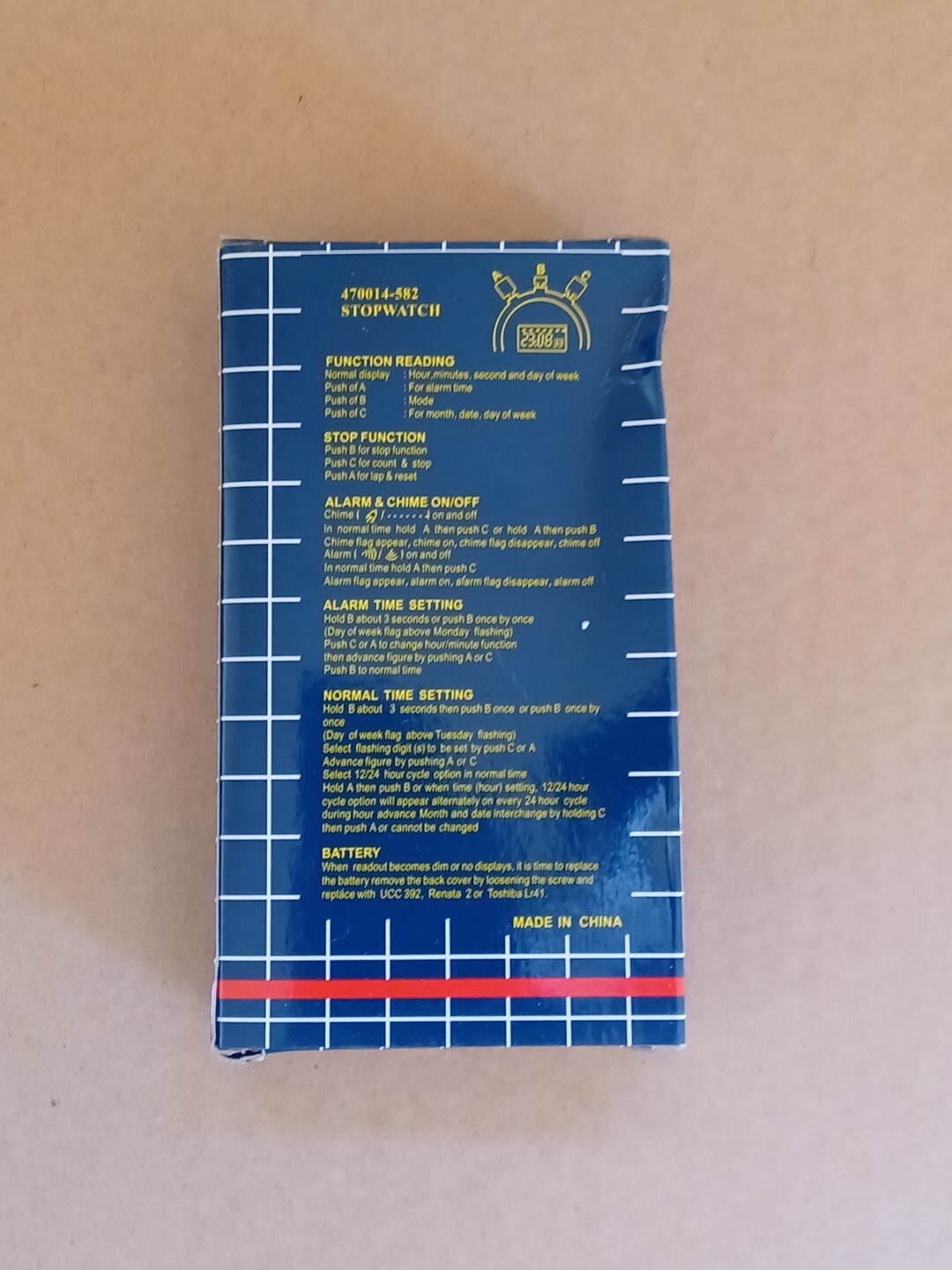 Professional Quartz Timer Stop Watch SPORT EXERCISE 470014-582