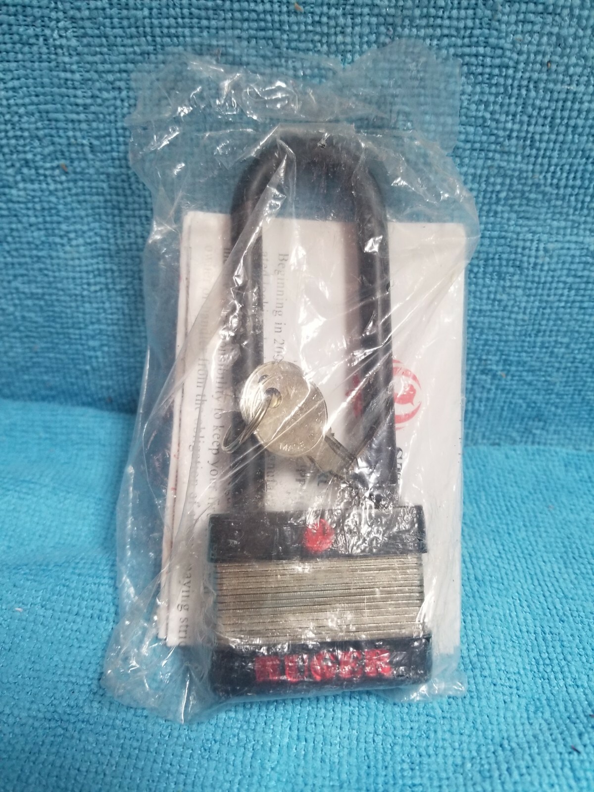 Ruger 5035 Firearm Rifle Pistol Child Safety Padlock w/ Keys  Brand New & Sealed