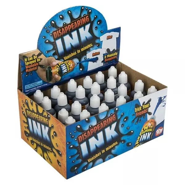 Magic Disappearing Ink 1oz Bottle - Novelty Party Gag Prank Joke Fun