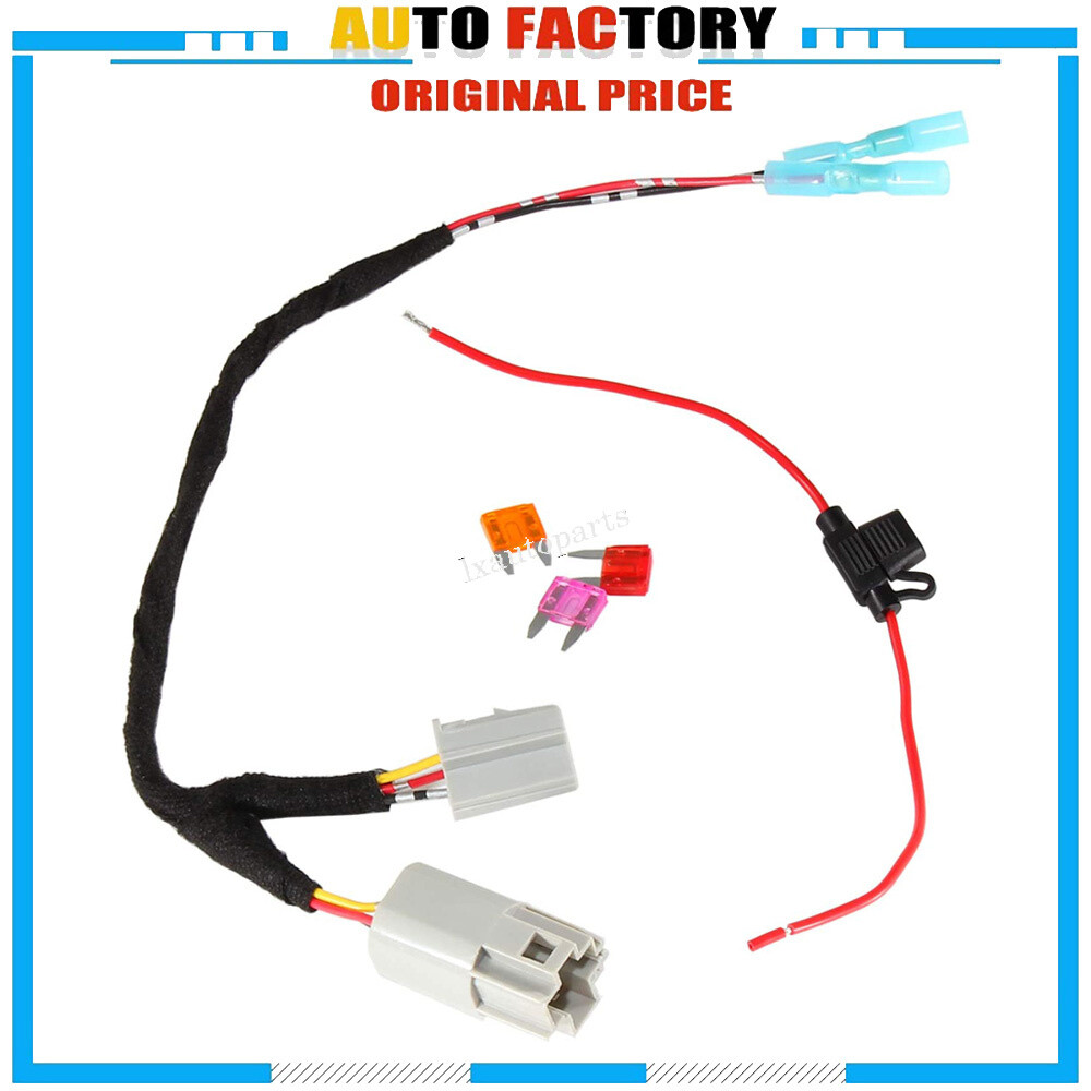 12 Volts Power Adapter Wiring Harness Switch Connector Plug For Dodge Challenger