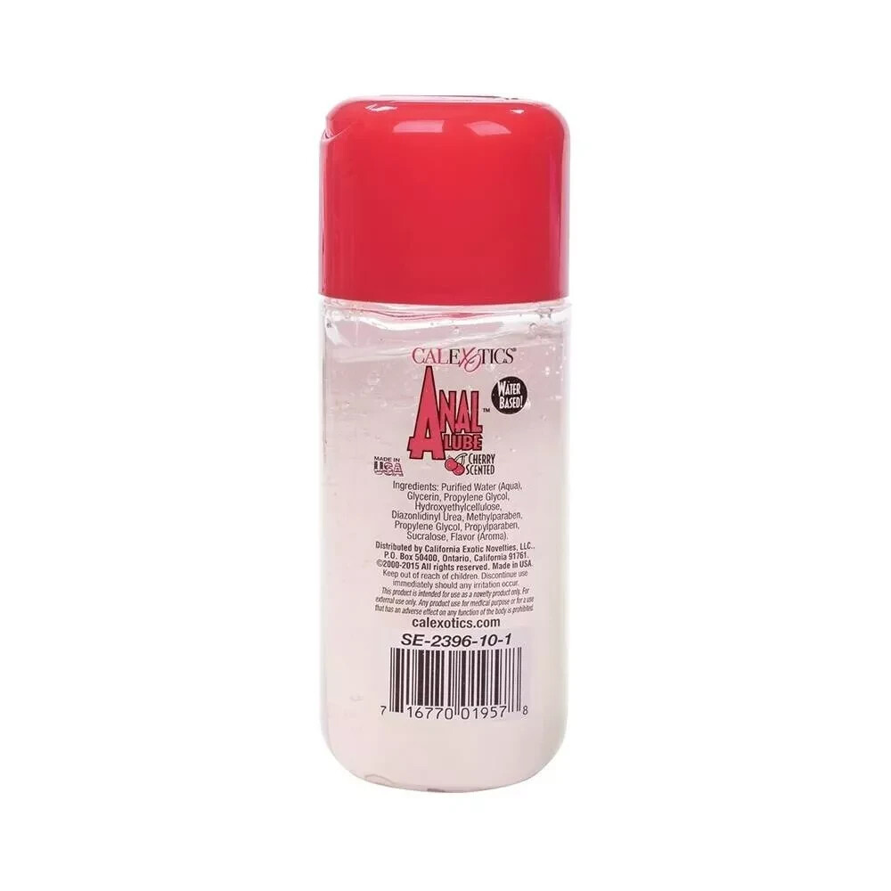 Anal Lube Cherry Scented Water Based Lubricant 6 oz