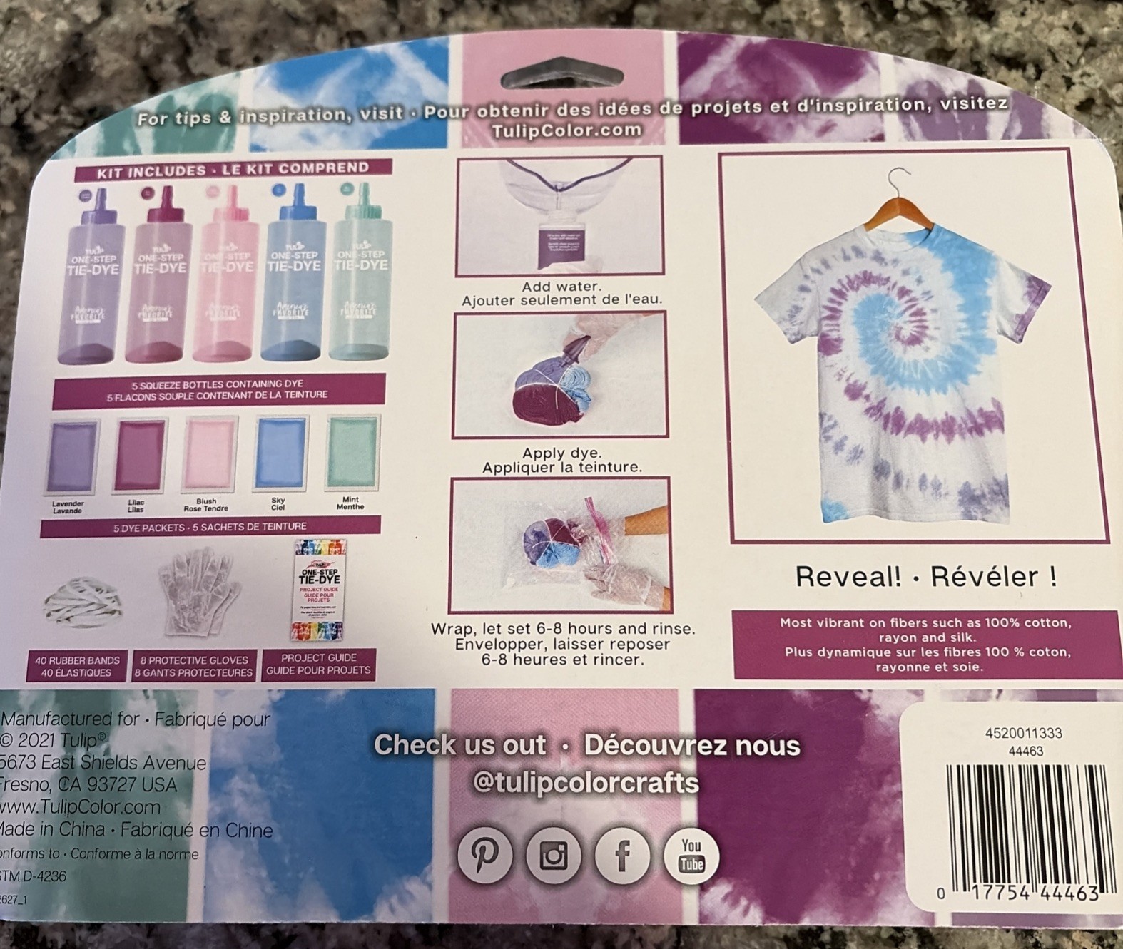 Tulip Tie-Dye Kit Pretty Pastels New In Package Sealed Unopened