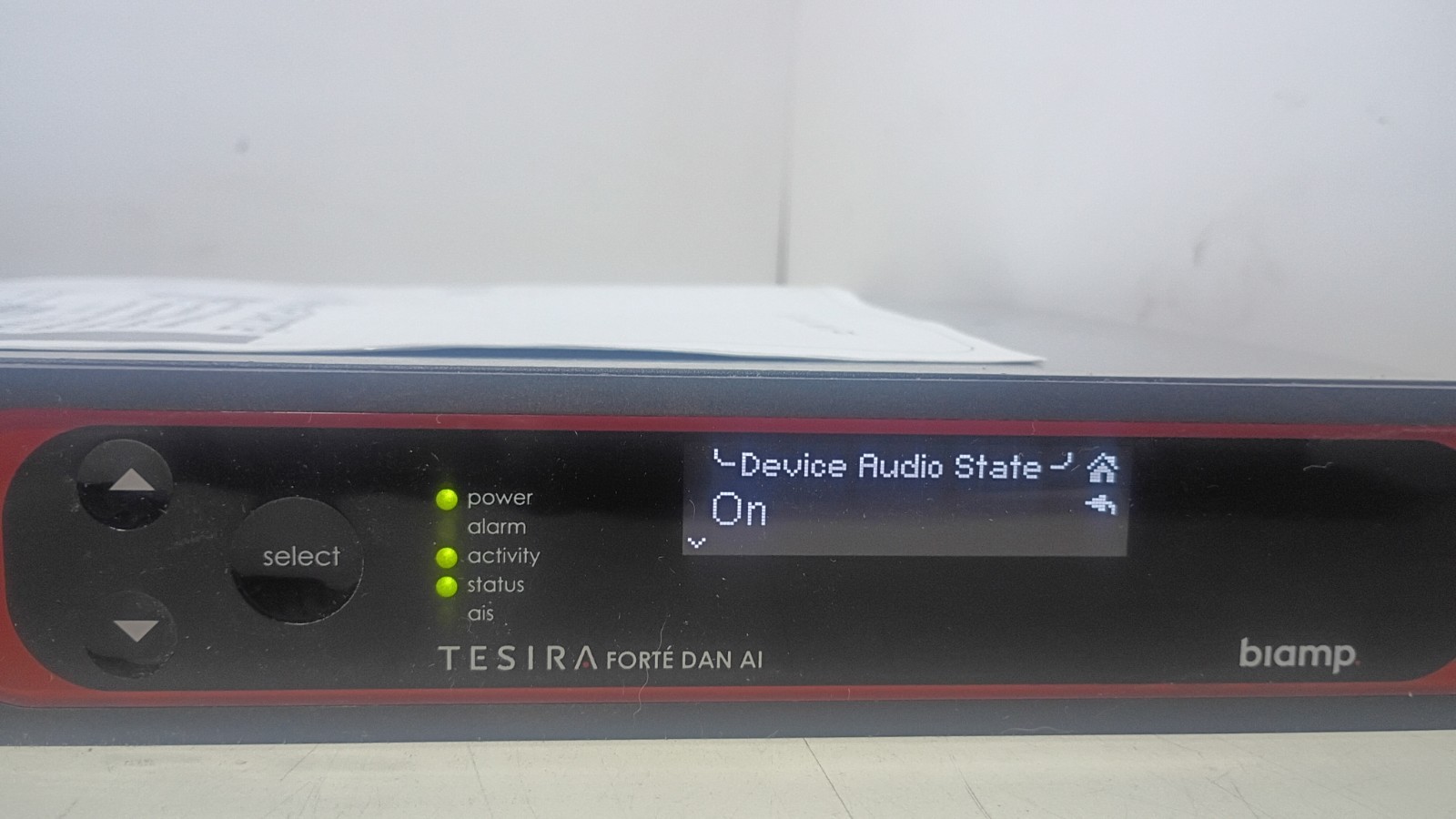 Clean, Working BIAMP Tesira Forte Dan AI Digital Audio Signal Processor
