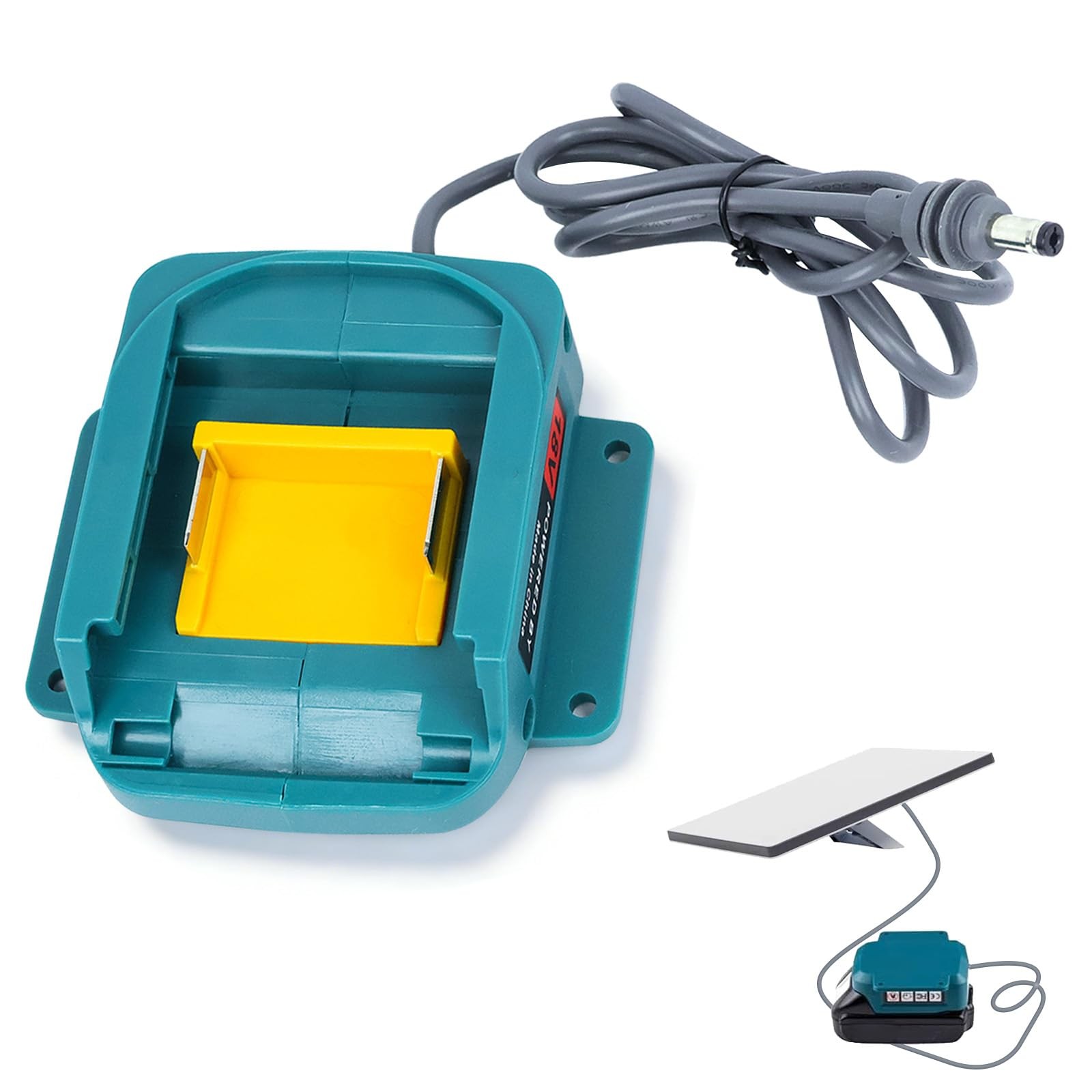 Battery Powered Charger for Starlink Mini Compatible with Makita Turquoise