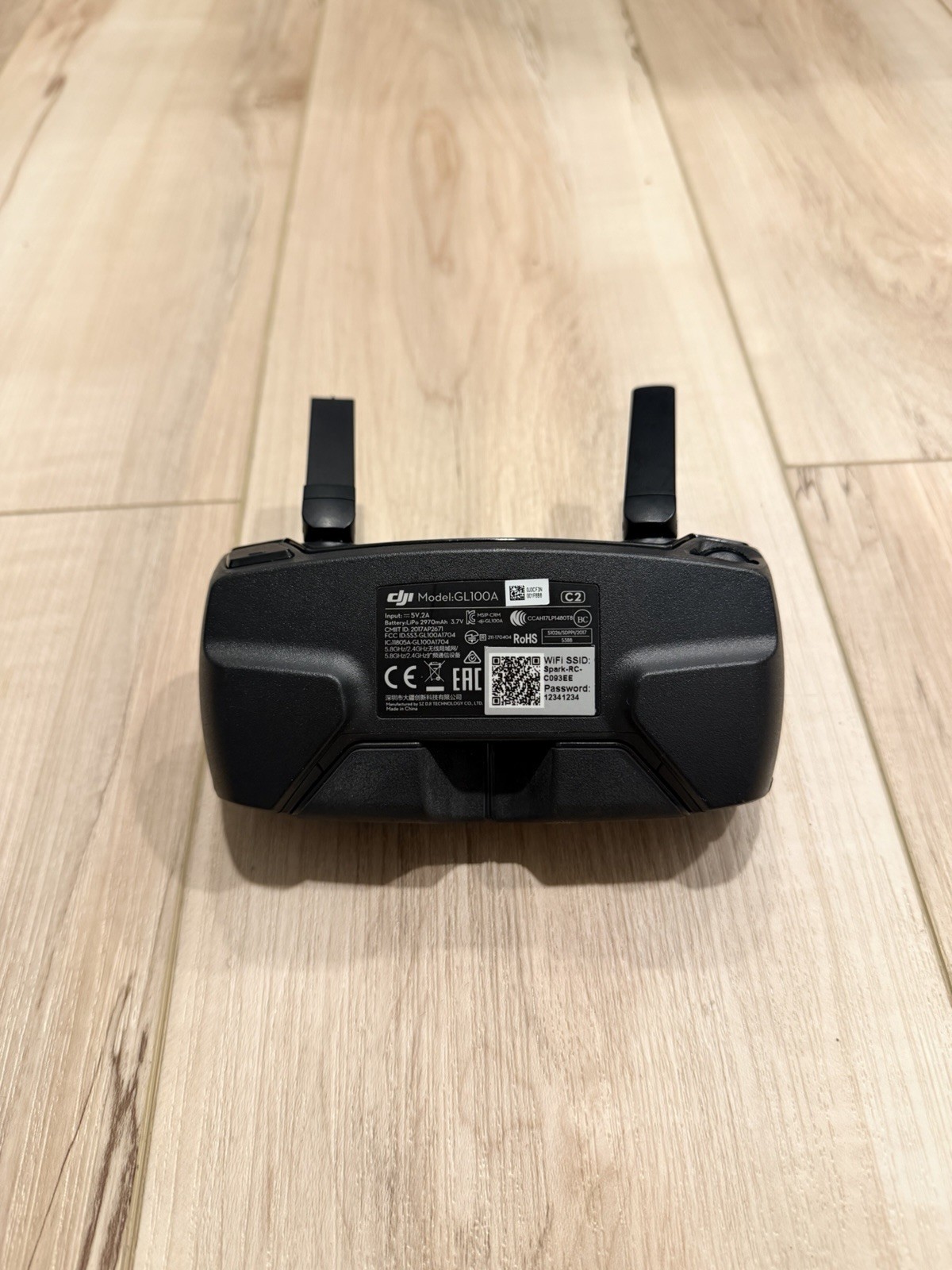 dji spark controller