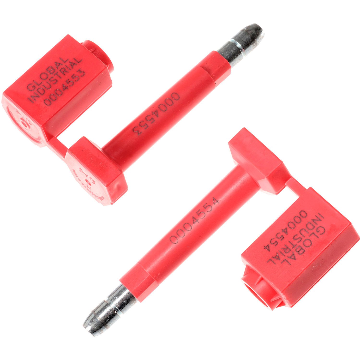 Global Industrial High Security Bolt Seal Red 50/Pack