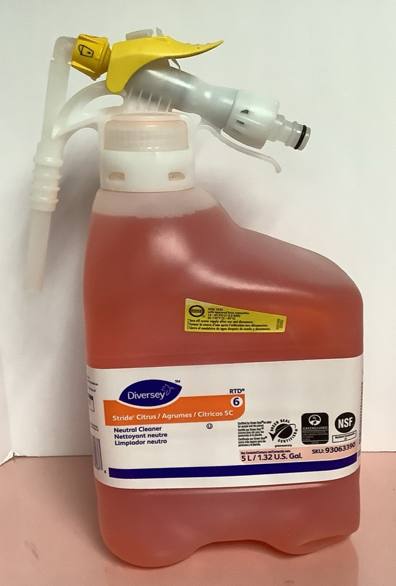 Diversey 93063390 Stride Citrus RTD Neutral Cleaner 5L