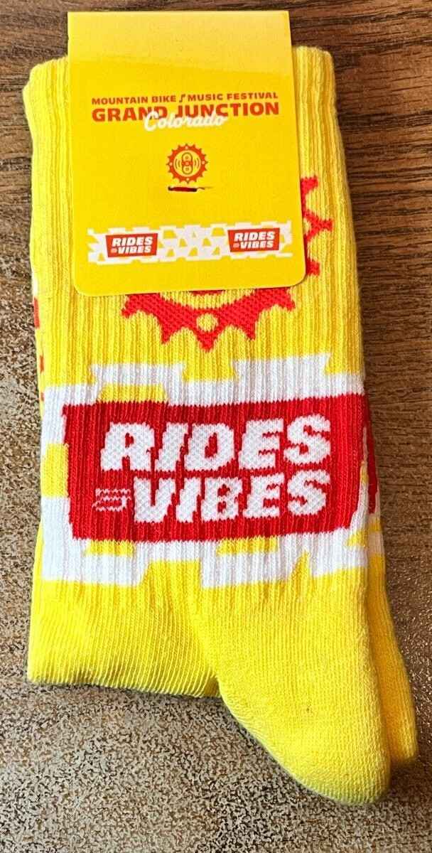 *NEW* GRAND JUNCTION Mountain Bike & Music Festival SOCKS Rides & Vibes COLORADO