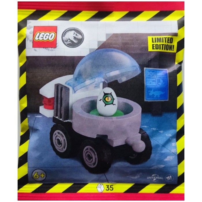 LEGO Jurassic World Mobile Incubator with Egg Paper Bag 122407 (SEALED)