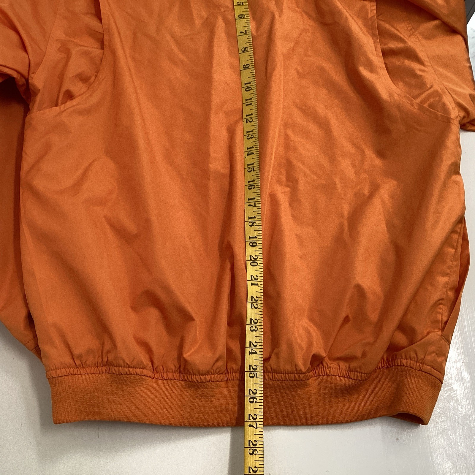 izod golf men’s jacket M xtreme function orange vneck pullover