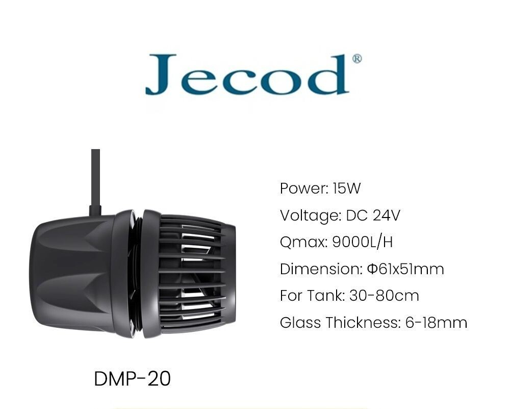 Jecod DMP-20 Wave Maker Saltwater Marine Reef Tank Aquarium Controller App Ready