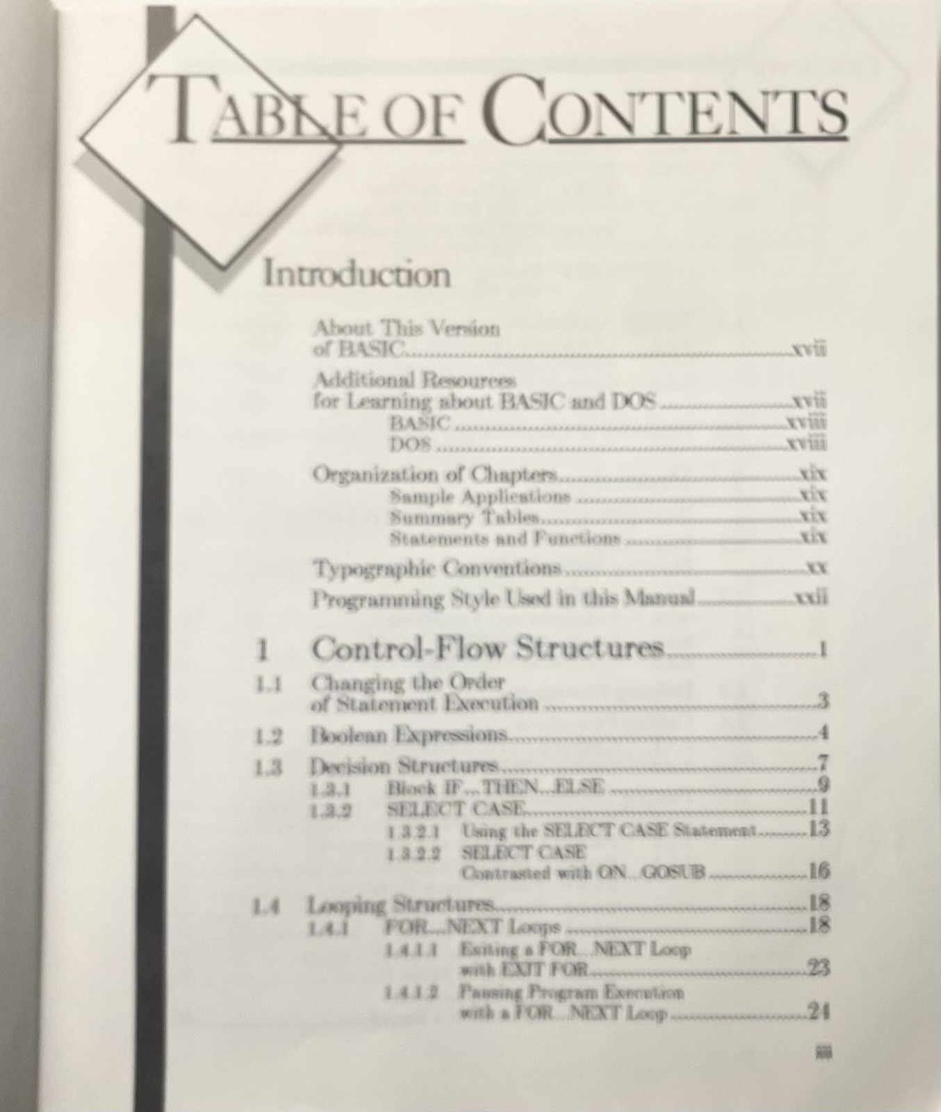 Microsoft QuickBASIC 4.0 Manual, Programming in BASIC: Selected Topics - 1987