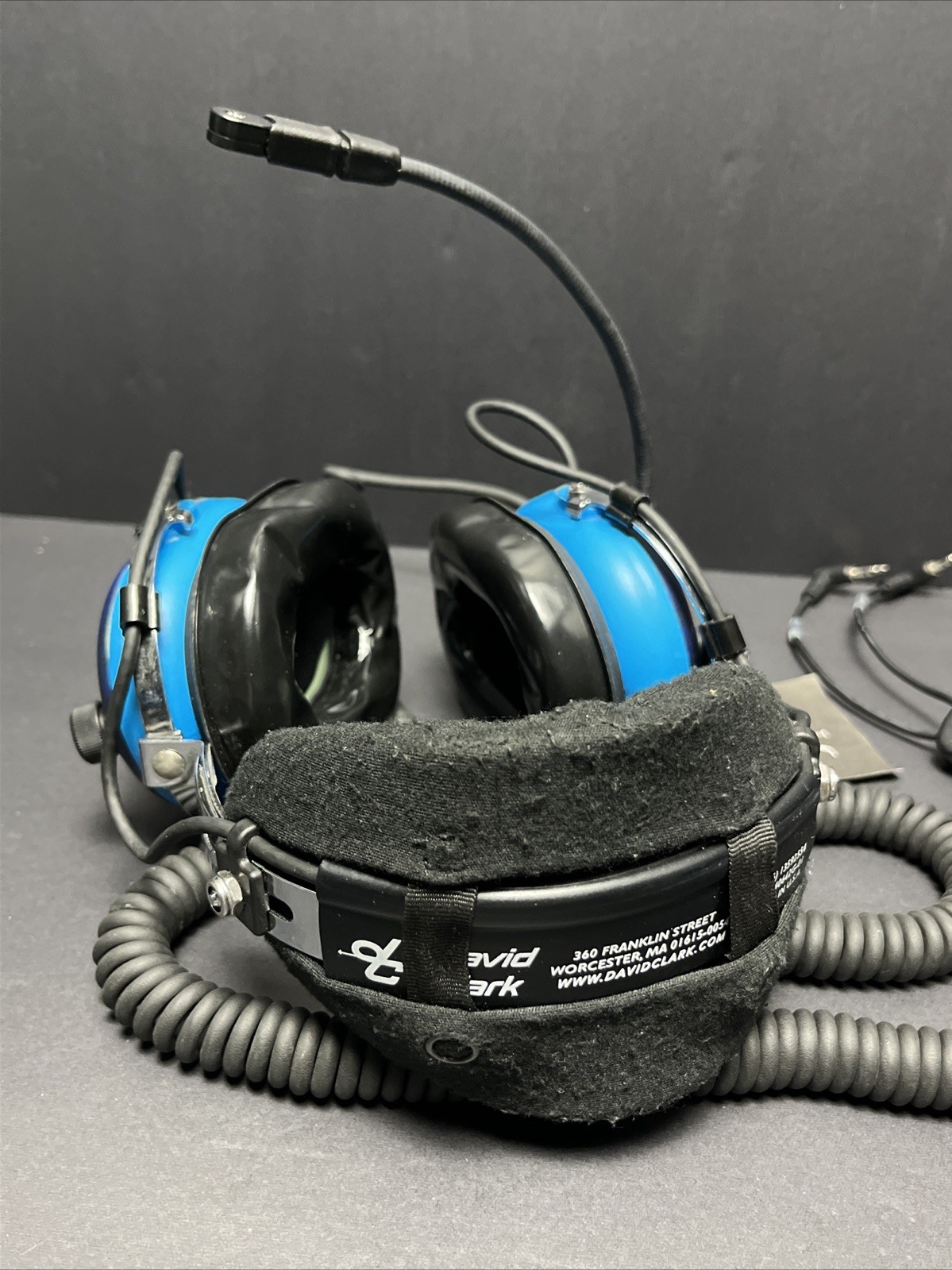 David Clark H-PC 40642G-01 Headset For Computers Tablets 3.5mm Jack Noise Cancel