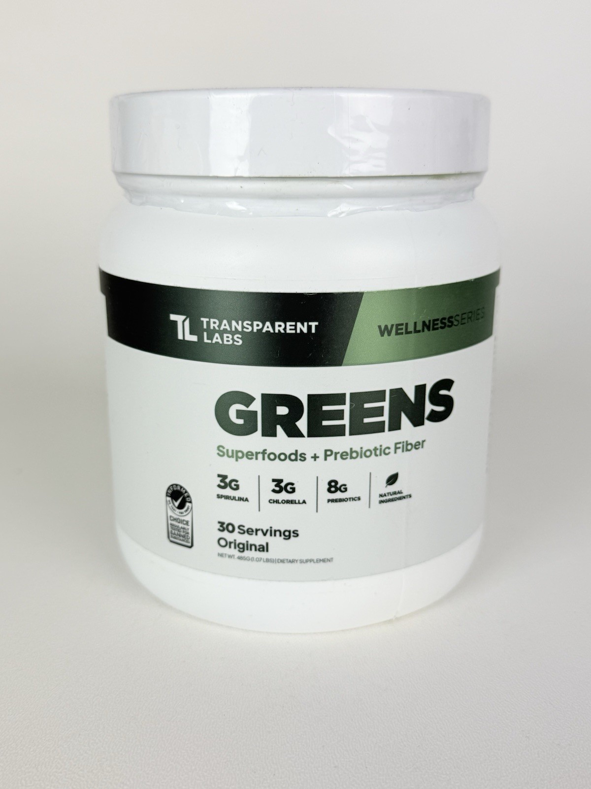 Transparent Labs Prebiotic Greens - Superfood Powder 30 Servings (Pack of 1)