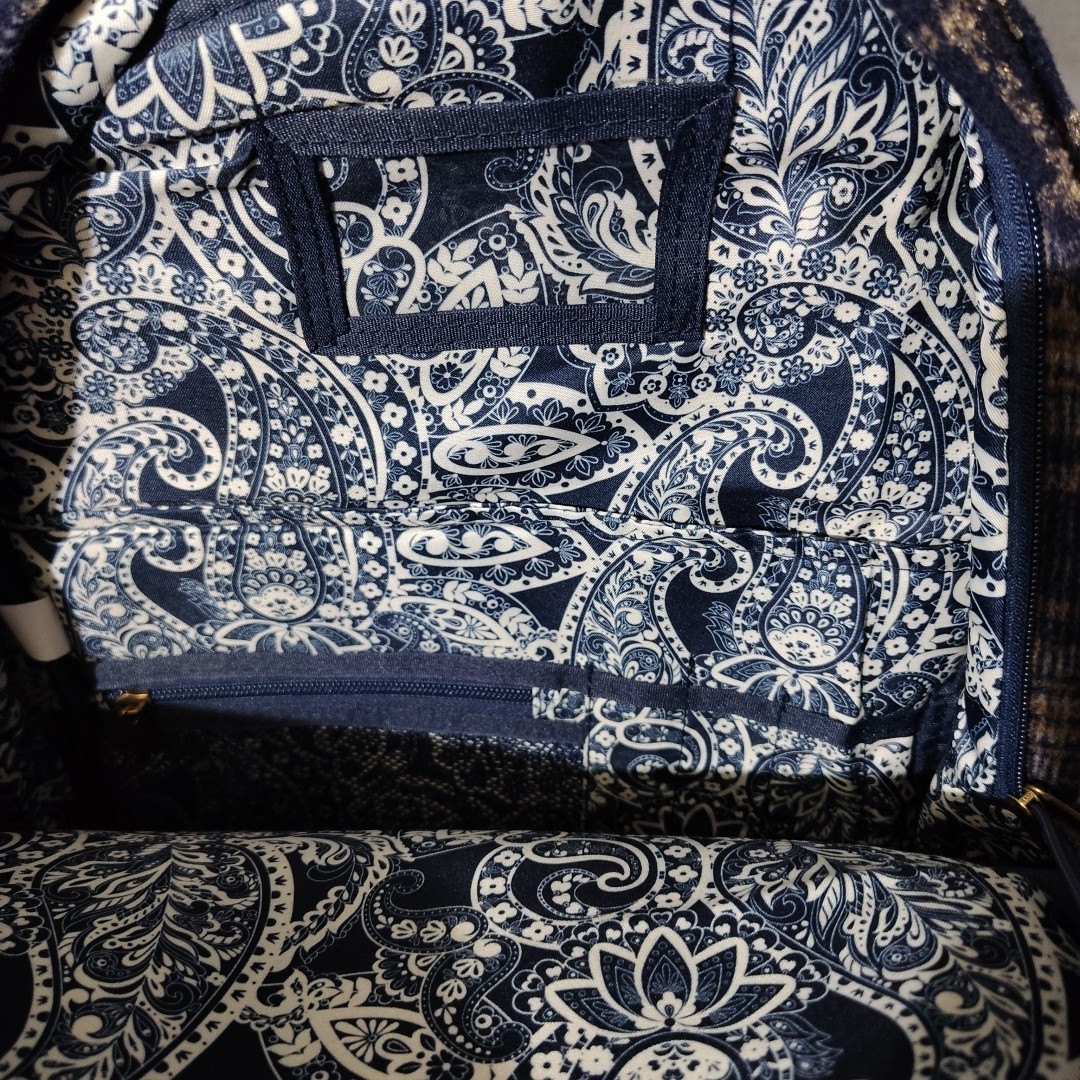 Wrangler Backpack - Denim and Plaid - 17"