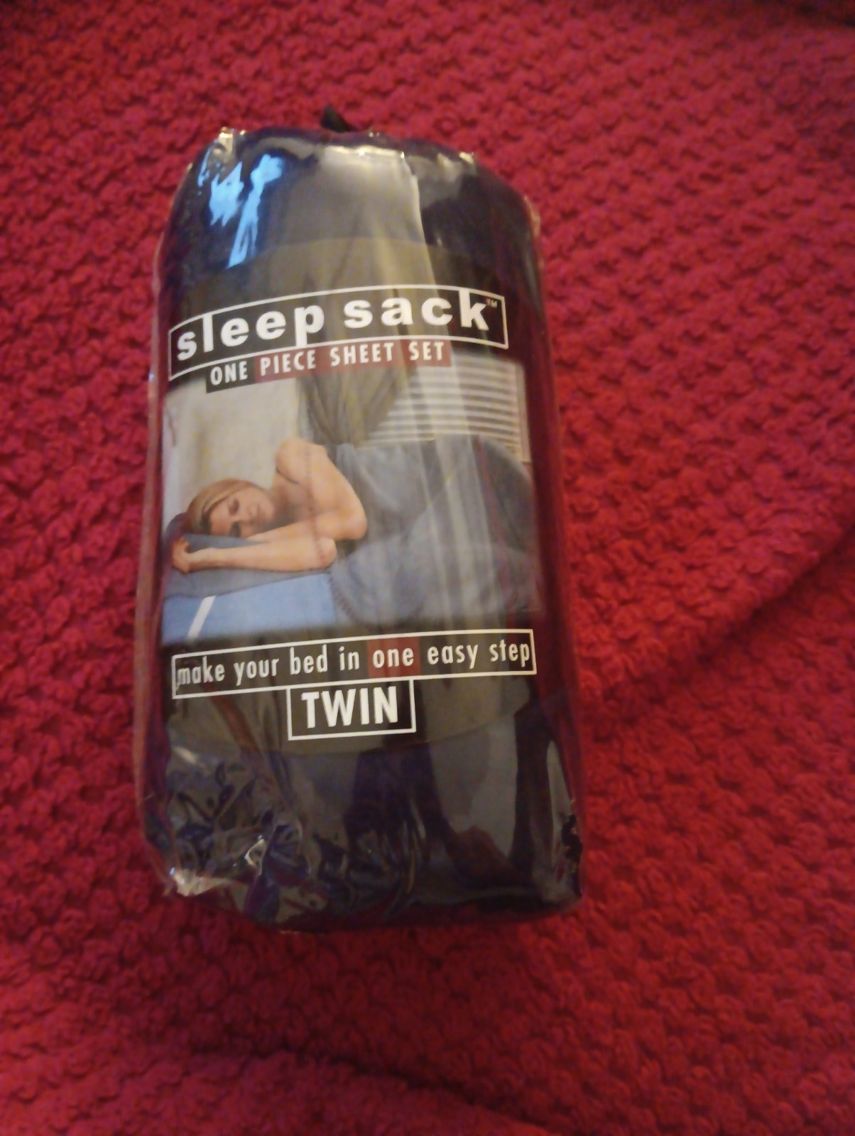 Sleep Sack by Sleep Innovations Extra-Long Twin 1 Piece sheet set blue