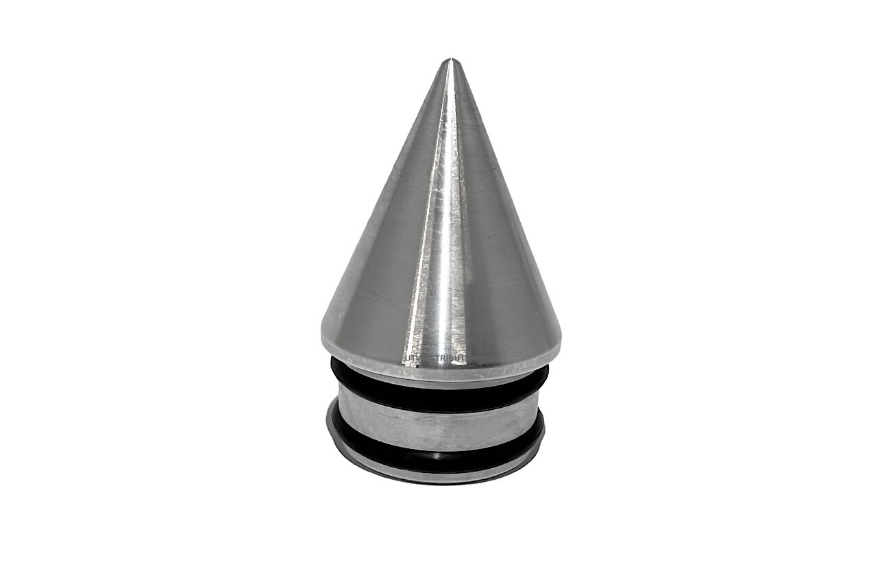 1-3/4" Aluminum Push In Spiked Tube End Caps Roll Cage  for .095 wall tubing