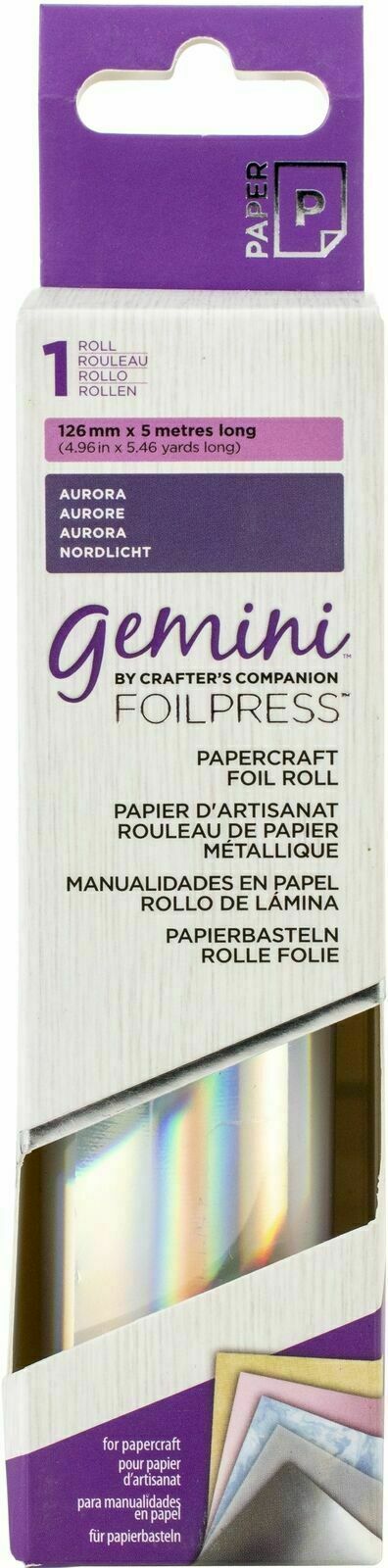 Gemini FoilPress Papercraft Foil Roll Aurora New