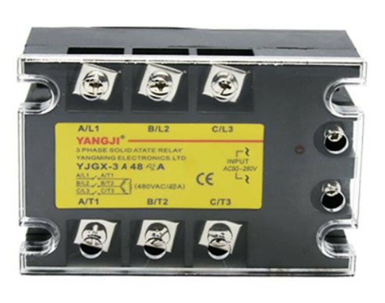 Three-phase SSR AC control AC AC-AC solid state relay YJGX-3A48150A 480VAC 150A