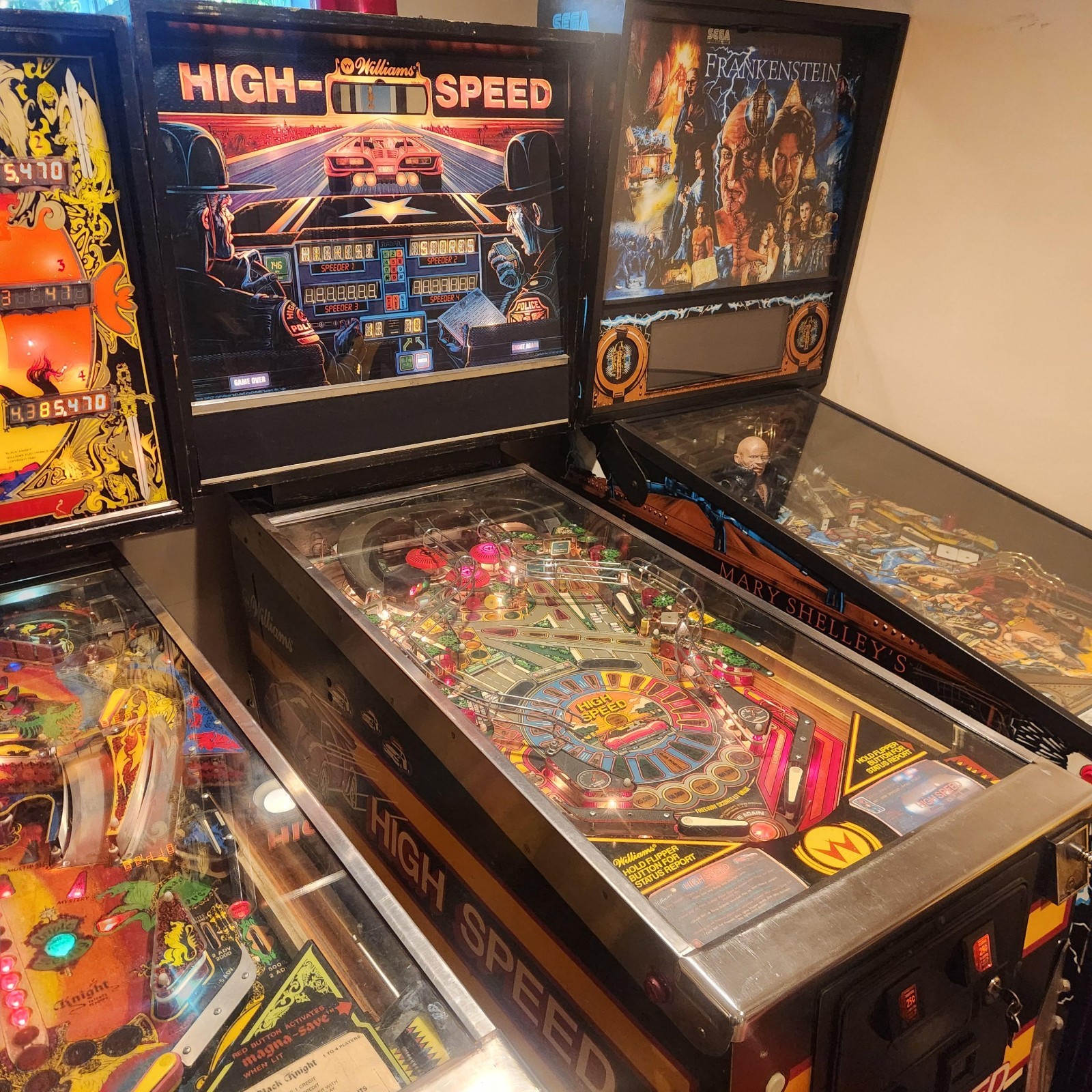 HIGH SPEED Pinball Machine - Williams 1986