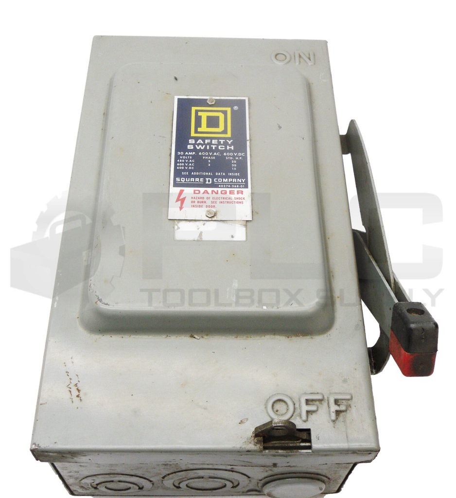 SQUARE D HU-361 SAFETY SWITCH SERIES E1