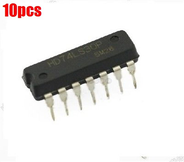 10Pcs 74LS30P HD74LS30P 74LS30 8-Input Positive Nand Gate DIP-14 xv