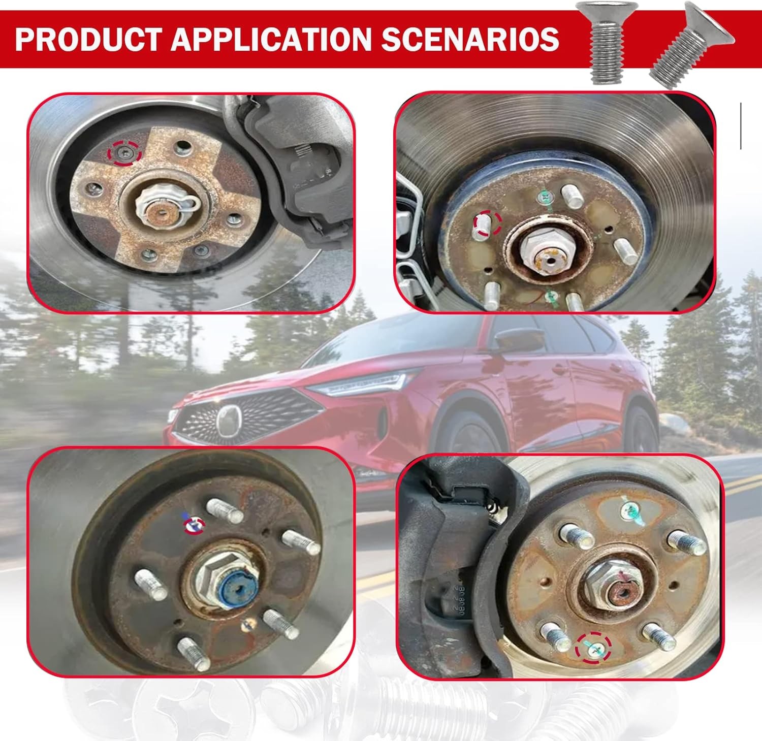 Brake Disc Retaining Screws