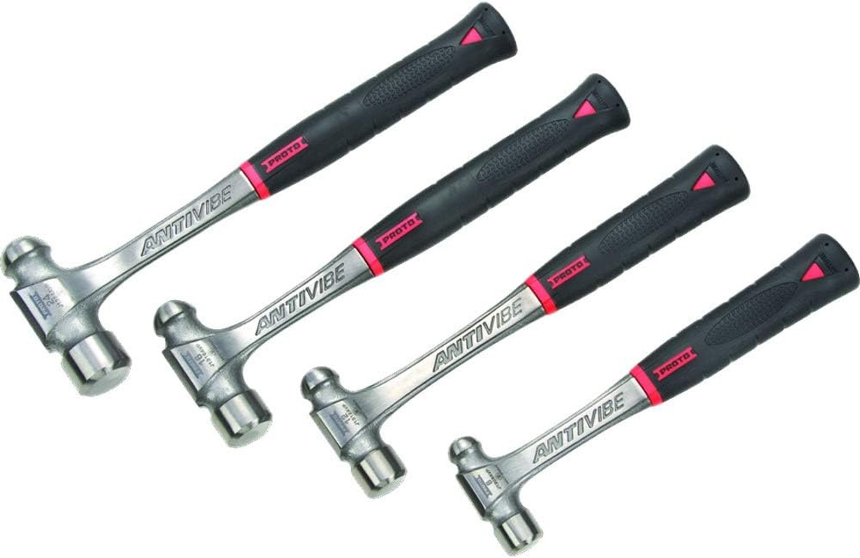 J1304AVPS Antivibe Ball Pein Hammer Set, 4-Piece