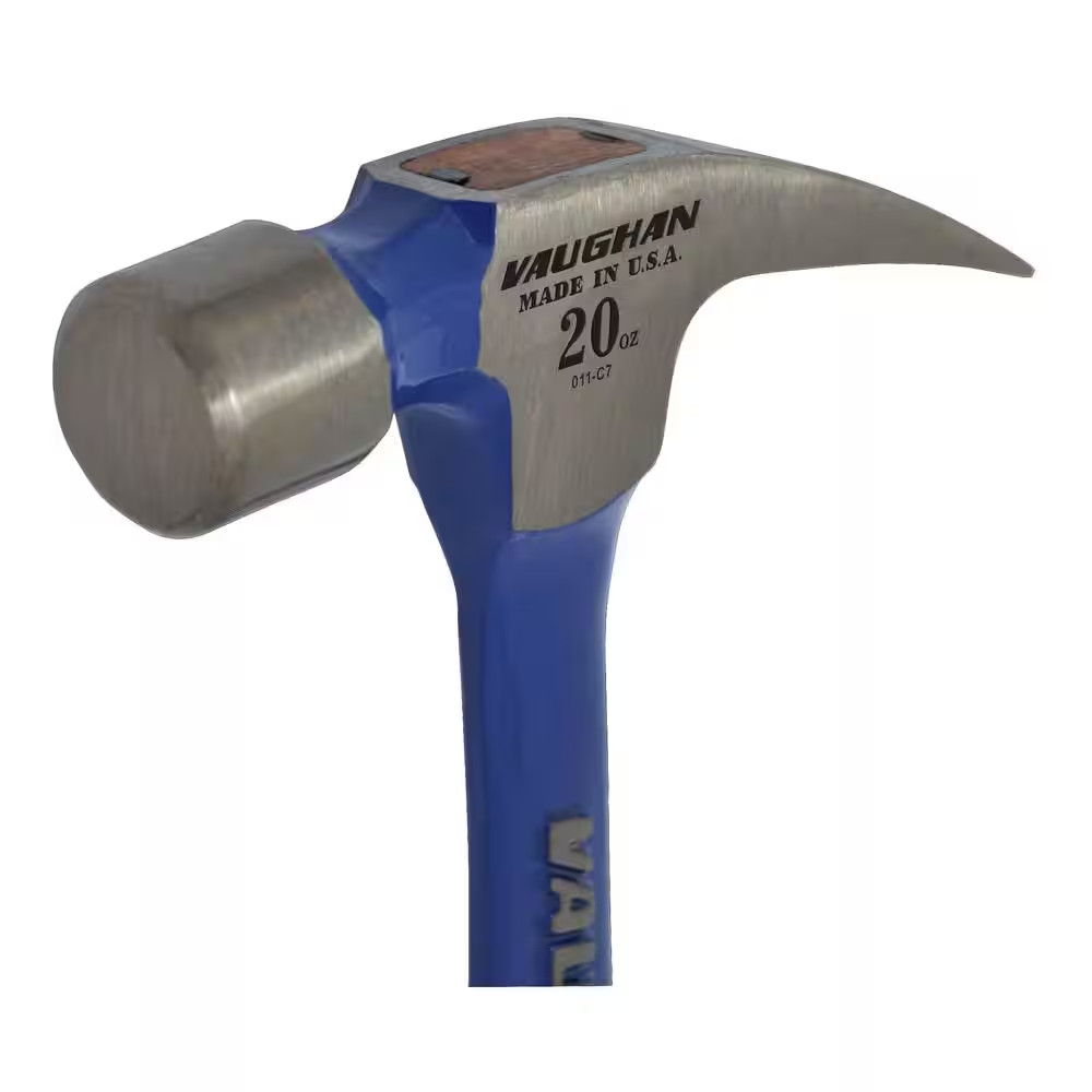 20 Oz.. Smooth Face Solid Steel Rip Hammer, 14 in Steel Handle