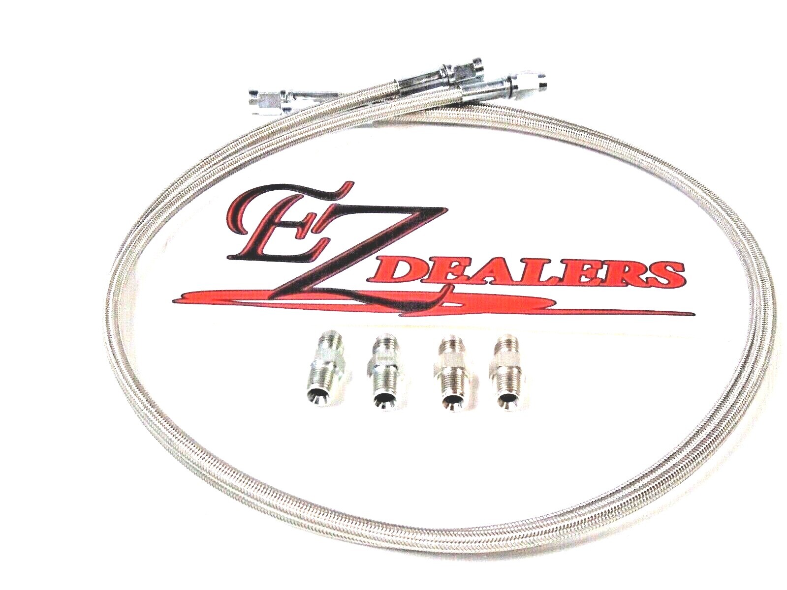 GO KART Steel Braided Brake Lines 48" Quarter Midget Go-Kart brake line kit
