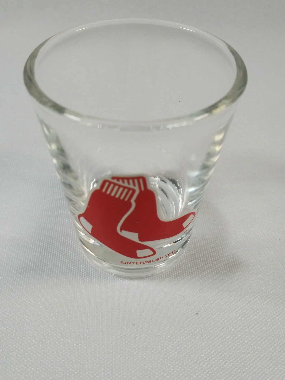 MBL 2011 Red Socks Shot Glass 2.25 Inches Tall