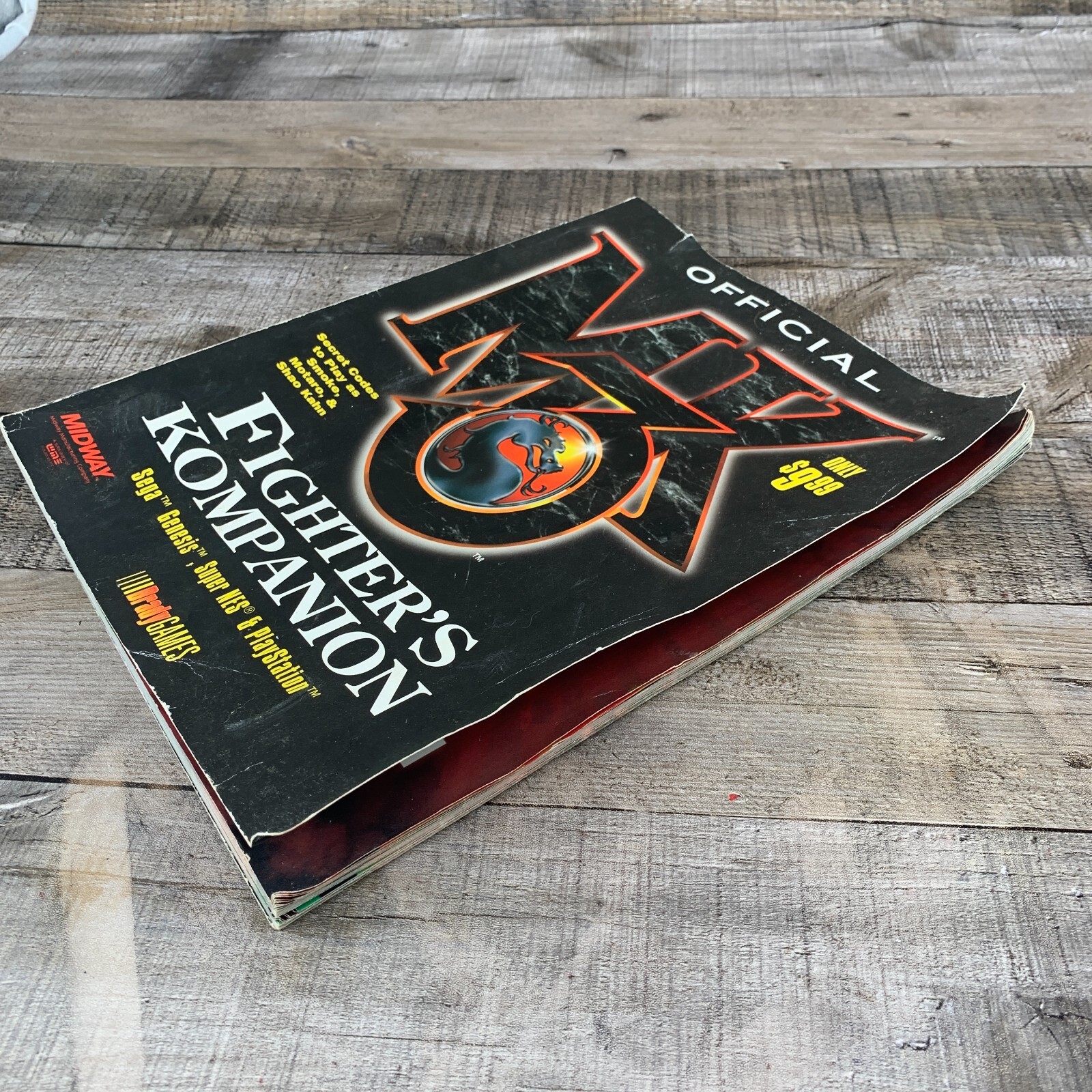 Official MK3 Fighters Kompanion Book Magazine