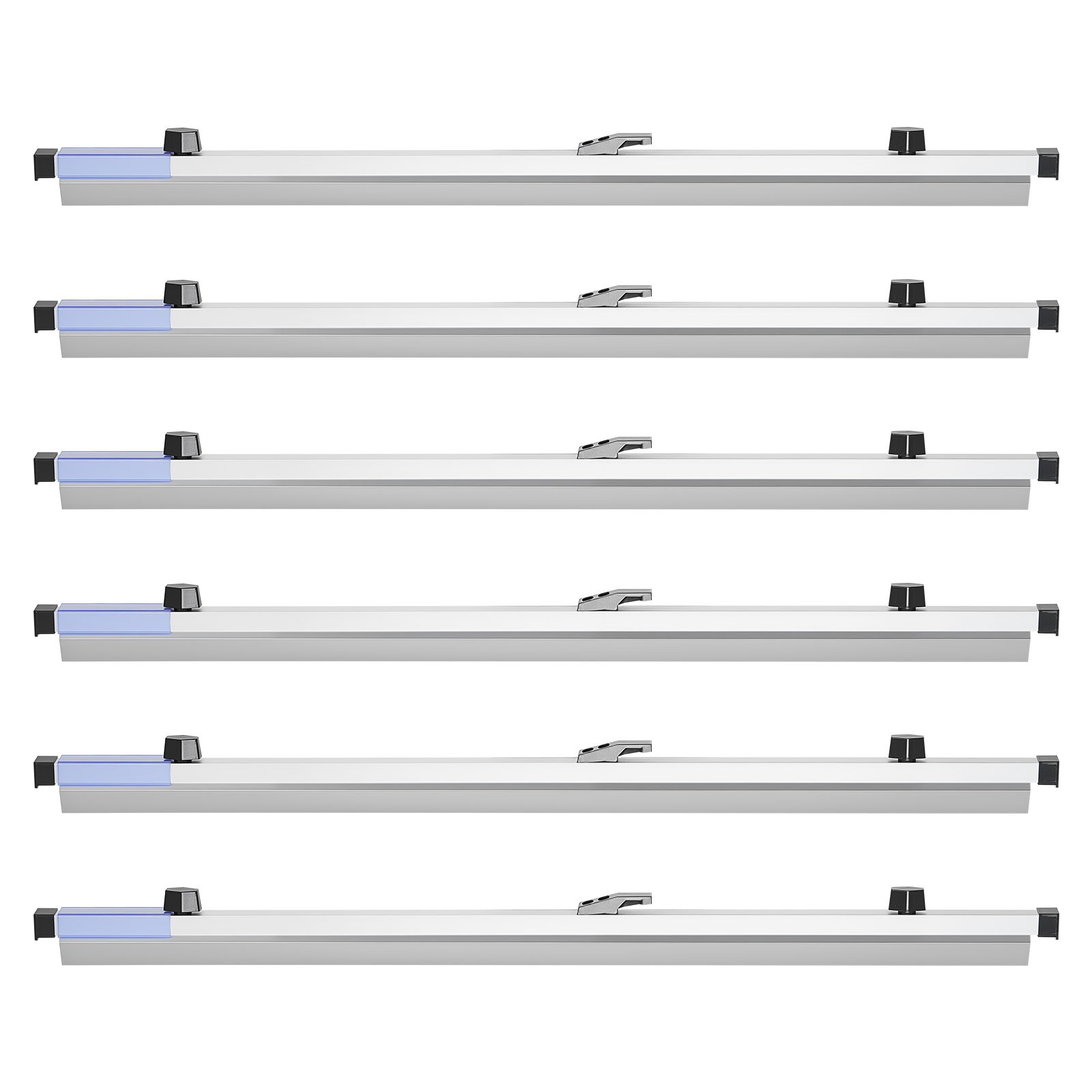 Uimoso 30-Inch Blueprint Hanging Clamps, 6-Pack Binding Strips for Storage