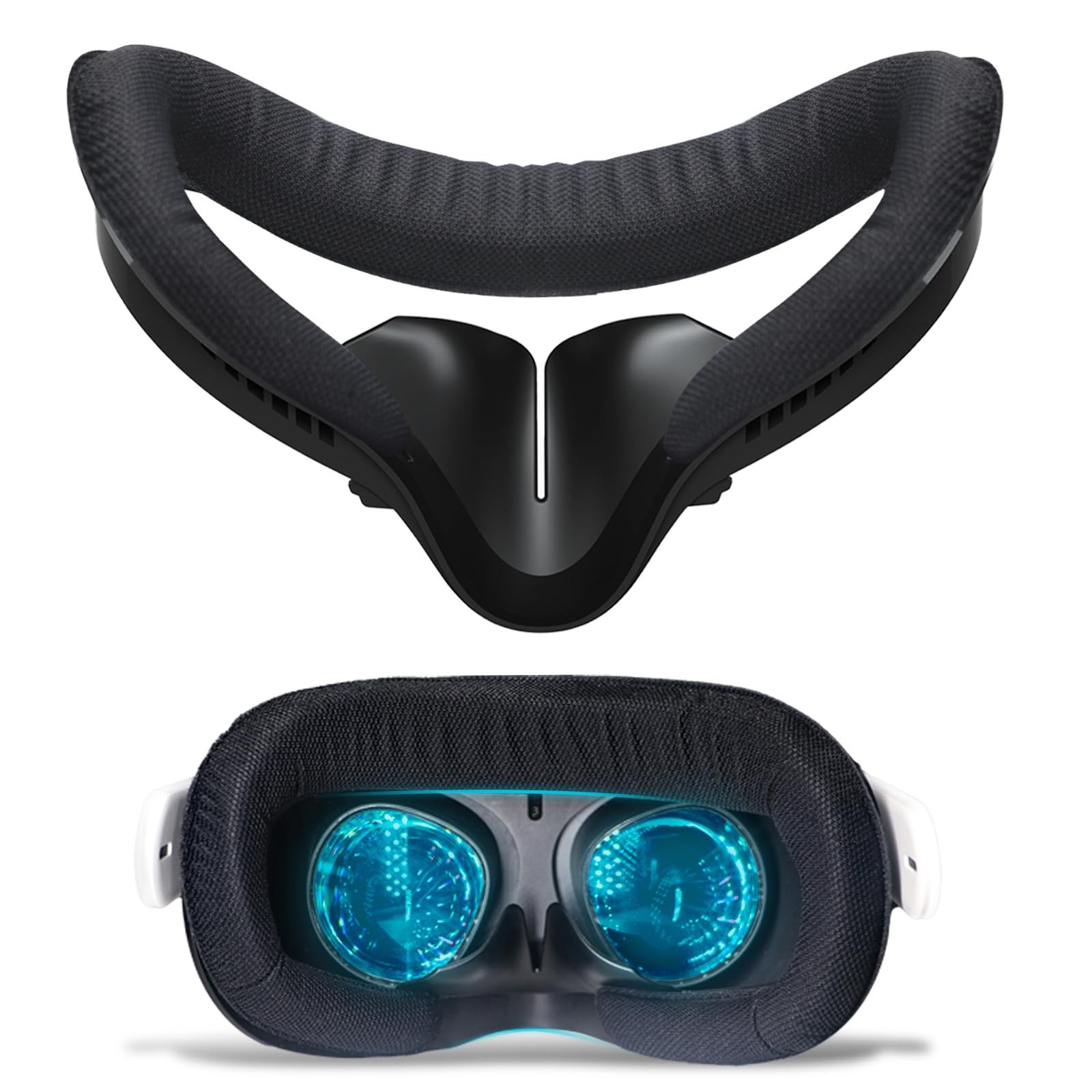 Compatible with Oculus Quest 2 Face Bracket Replacement,VR Breathable Foam Fa...