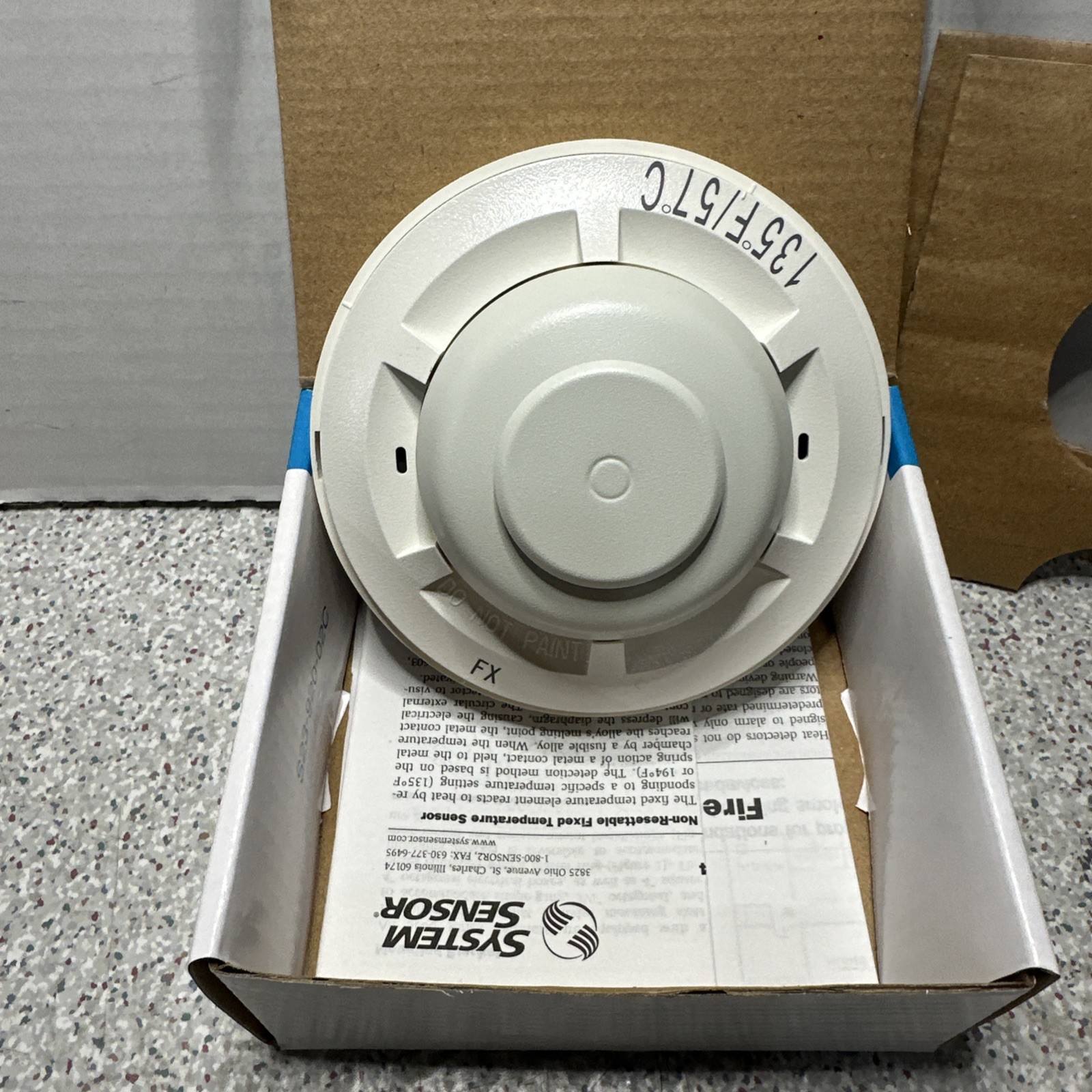 NEW  System Sensor 5603 135 Degree Heat Detector
