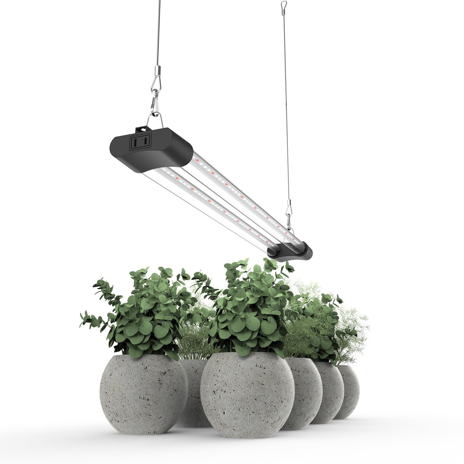 LED Grow Light Full Spectrum Light Linkable 5000K Daylight + 660nm Red Indoor...
