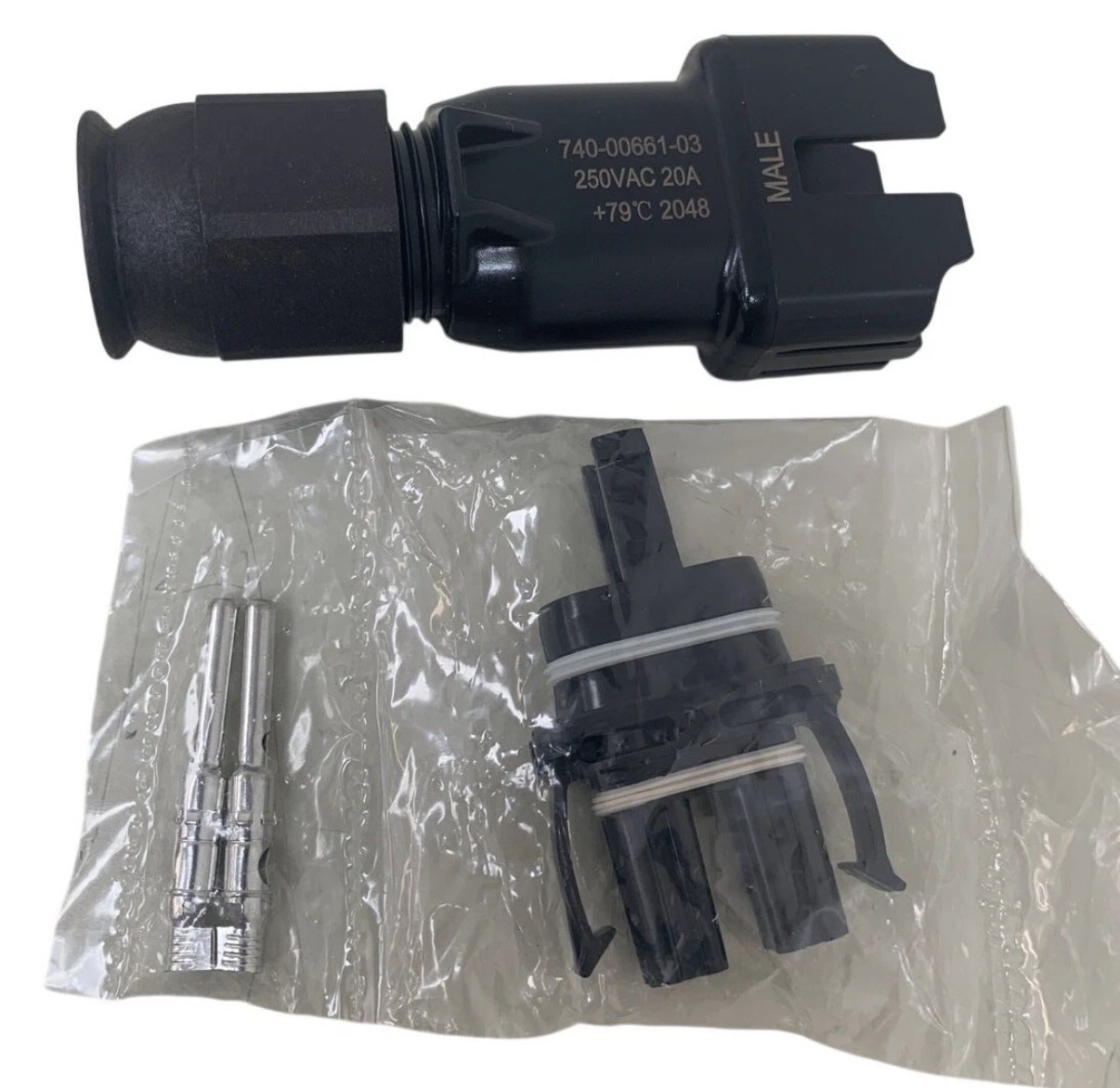 New Enphase Q-CONN-10M IQ Male Q Cable Adapter PV Connector 250VAC 20A Set