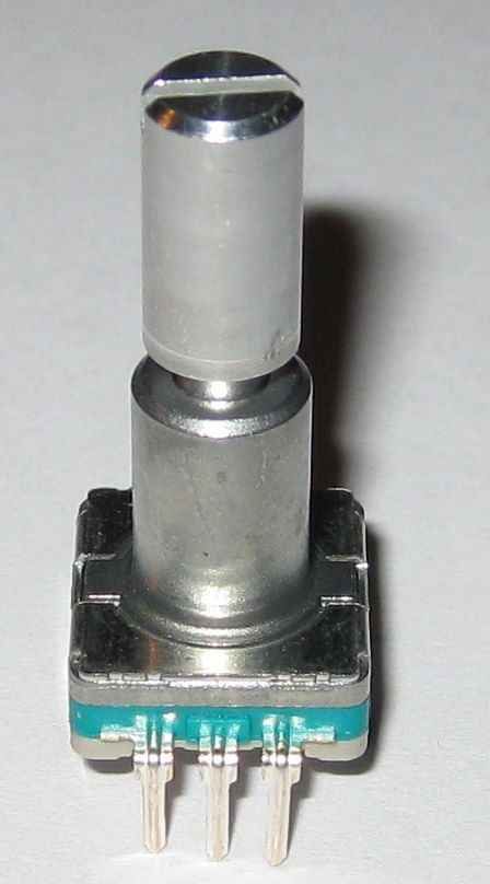 2 X Alps Rotary Encoder w/ Momentary Switch - 30 Detent / 360 Degrees - PC Board