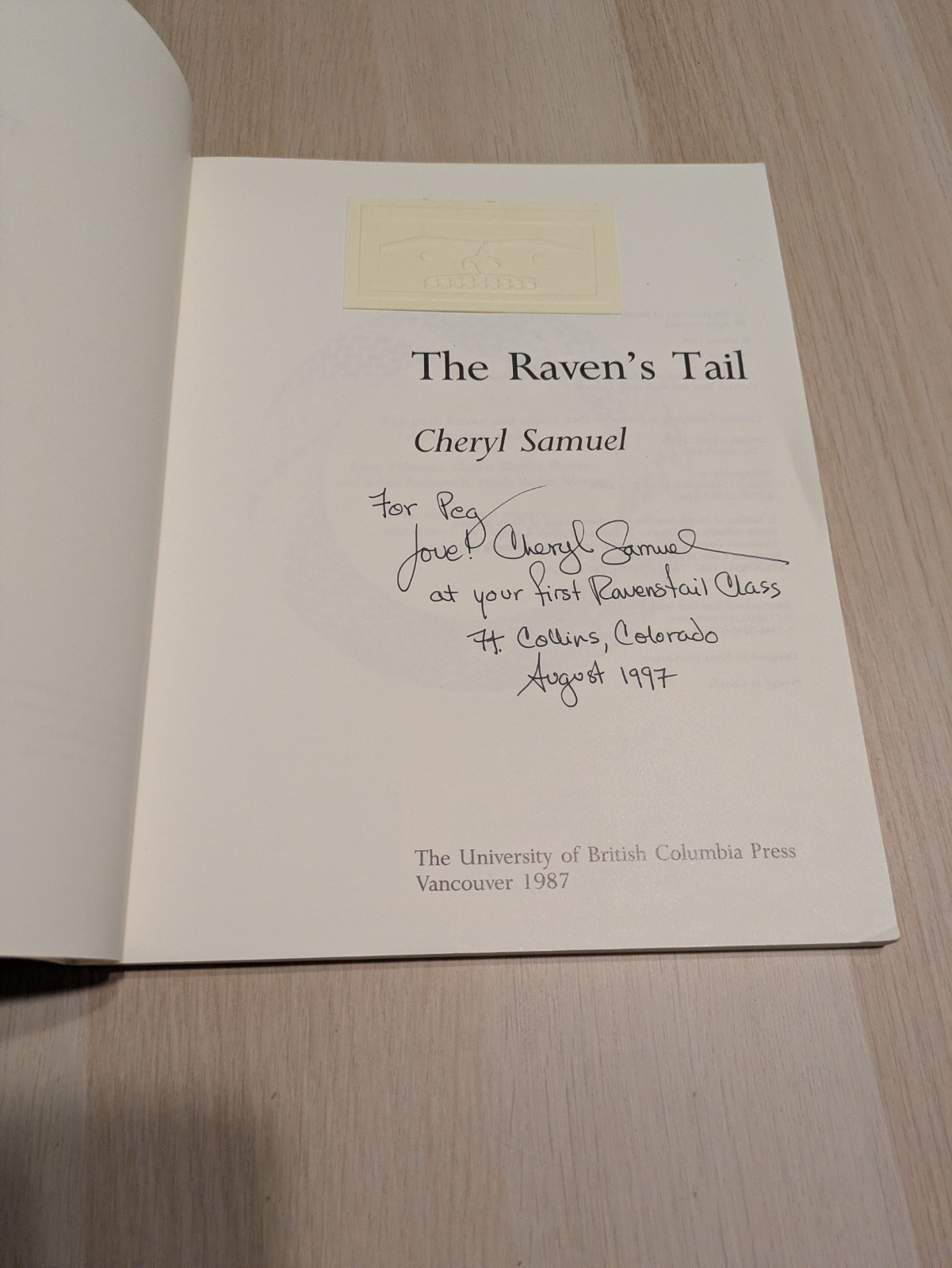 Raven's Tail by Cheryl Samuel (1987, Trade Paperback)