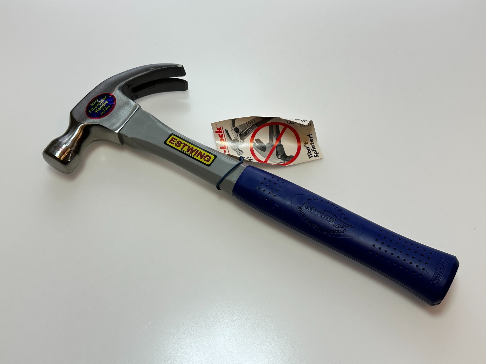Estwing Tools USA FG-16C Fiber-Lock Fiberglass 16oz Claw Hammer - NOS NEW