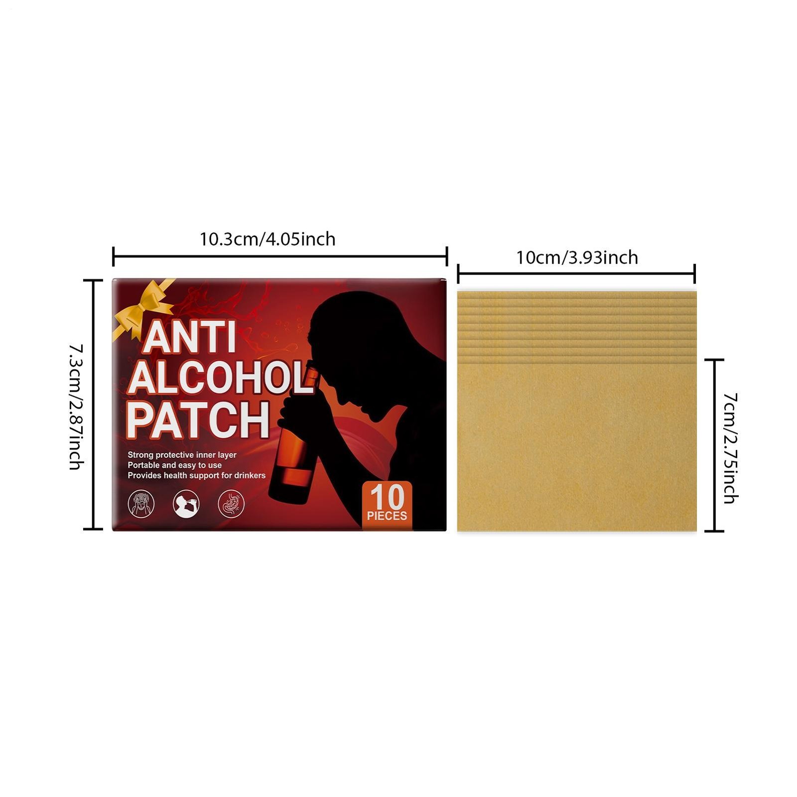 2026 NEW Soberra Patch 10 Pieces Waterproof Anti-Alcohol Post Drinking Patches