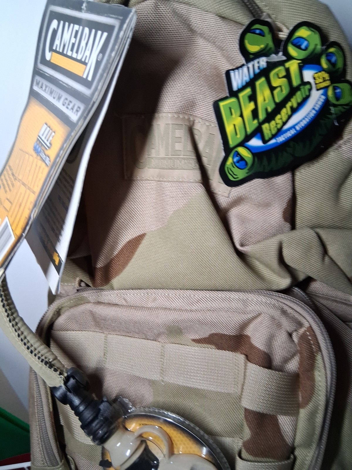 CAMELBAK MAX Gear MULE Hydration 3L 100oz BEAST Desert CAMO Backpack NWT