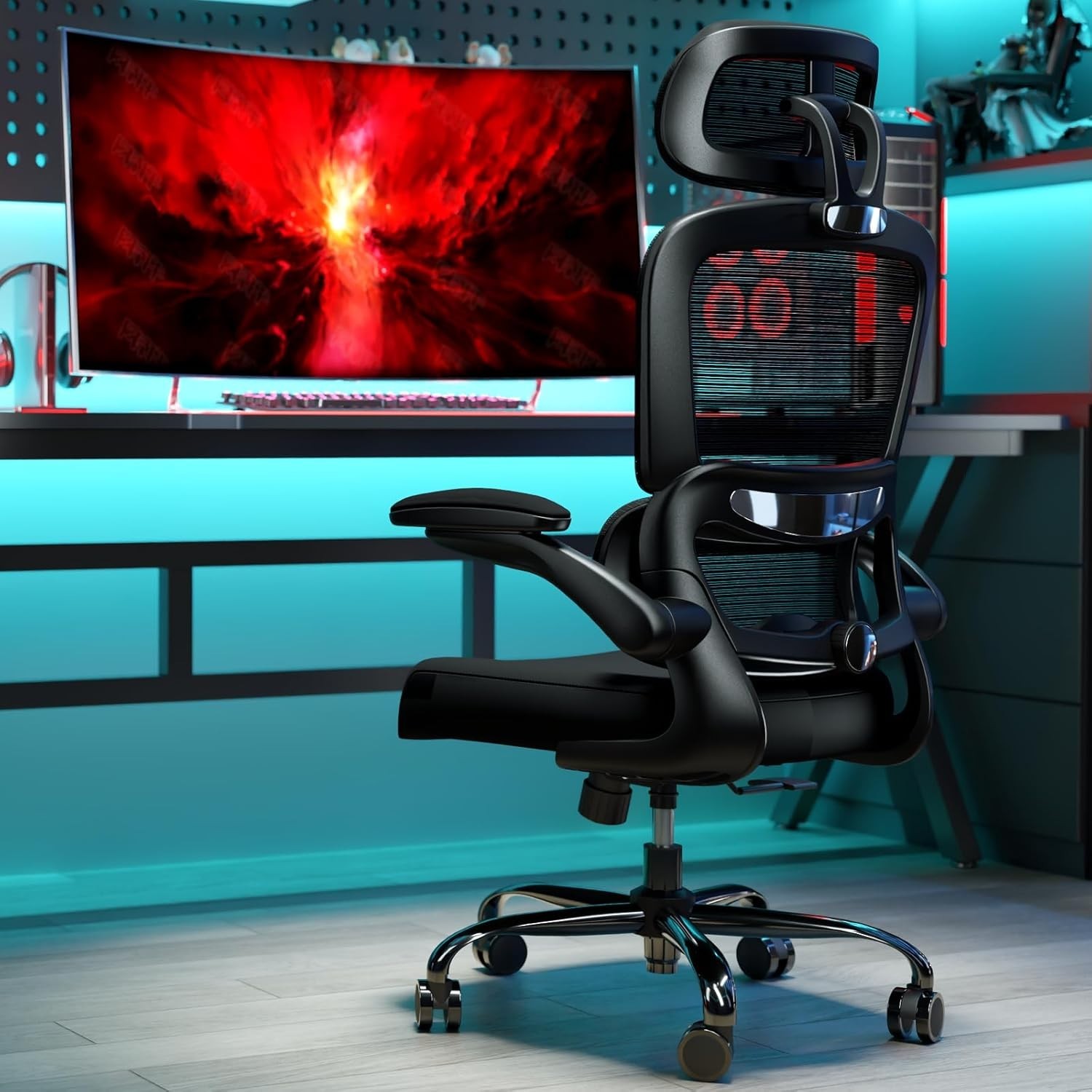 Adjustable Ergonomic Office Chair - 330 lbs Capacity