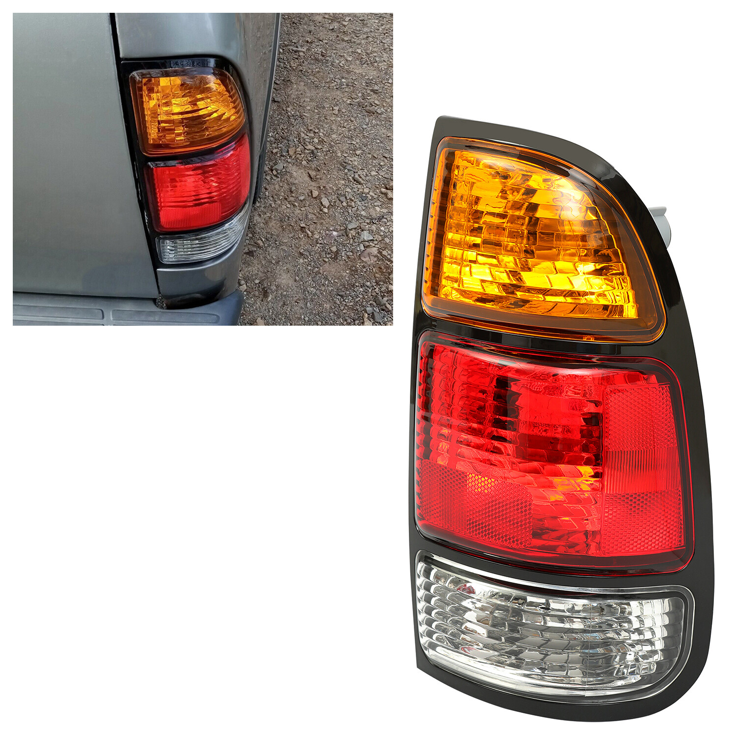 Tail Light w/ Bulb For Toyota Tundra 2000-2006 # TO2801129 Right Passenger Side